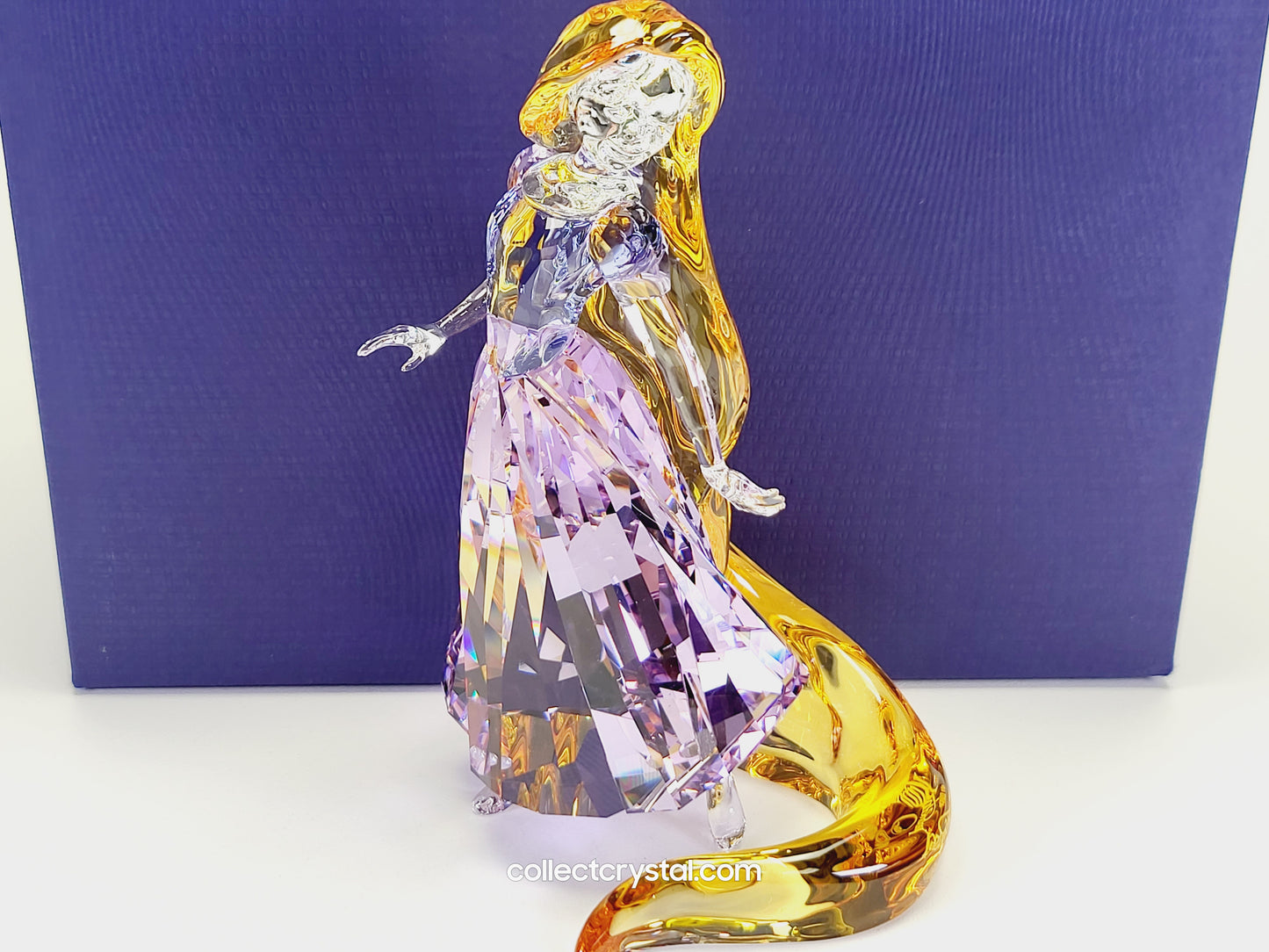 Swarovski Disney Princess's Jessica Lasher Bundle - Cinderella with shoe, Belle, Elsa, & Rapunzel
