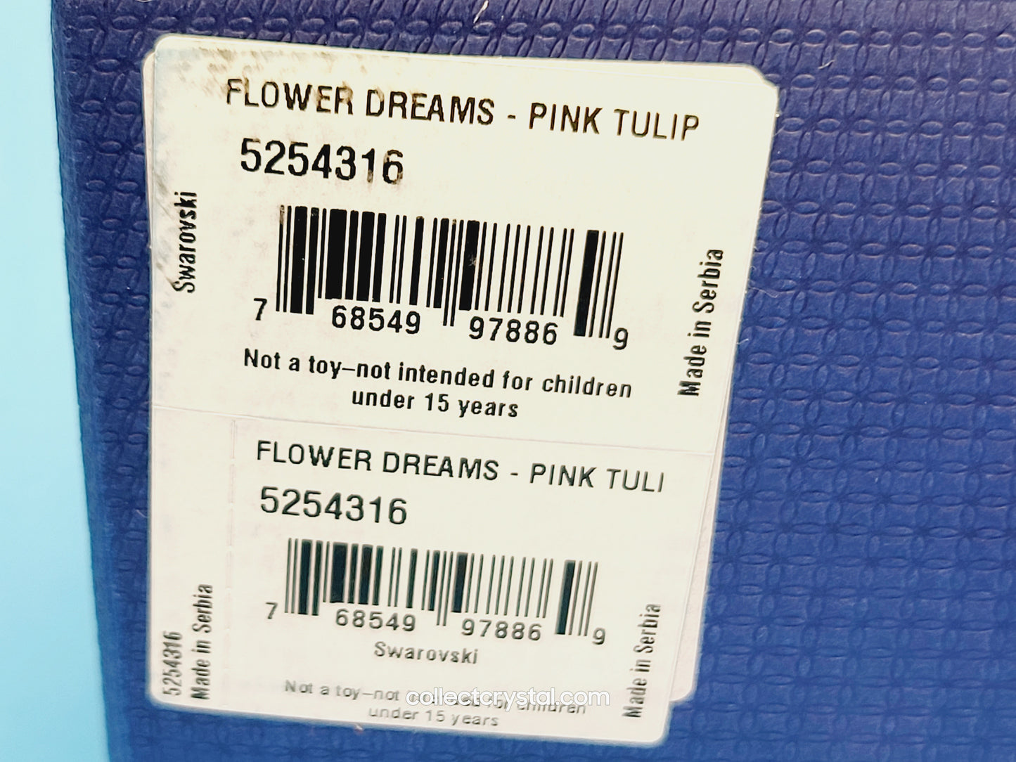 Flower Dreams Pink Tulip Crystal Ornament 5254316