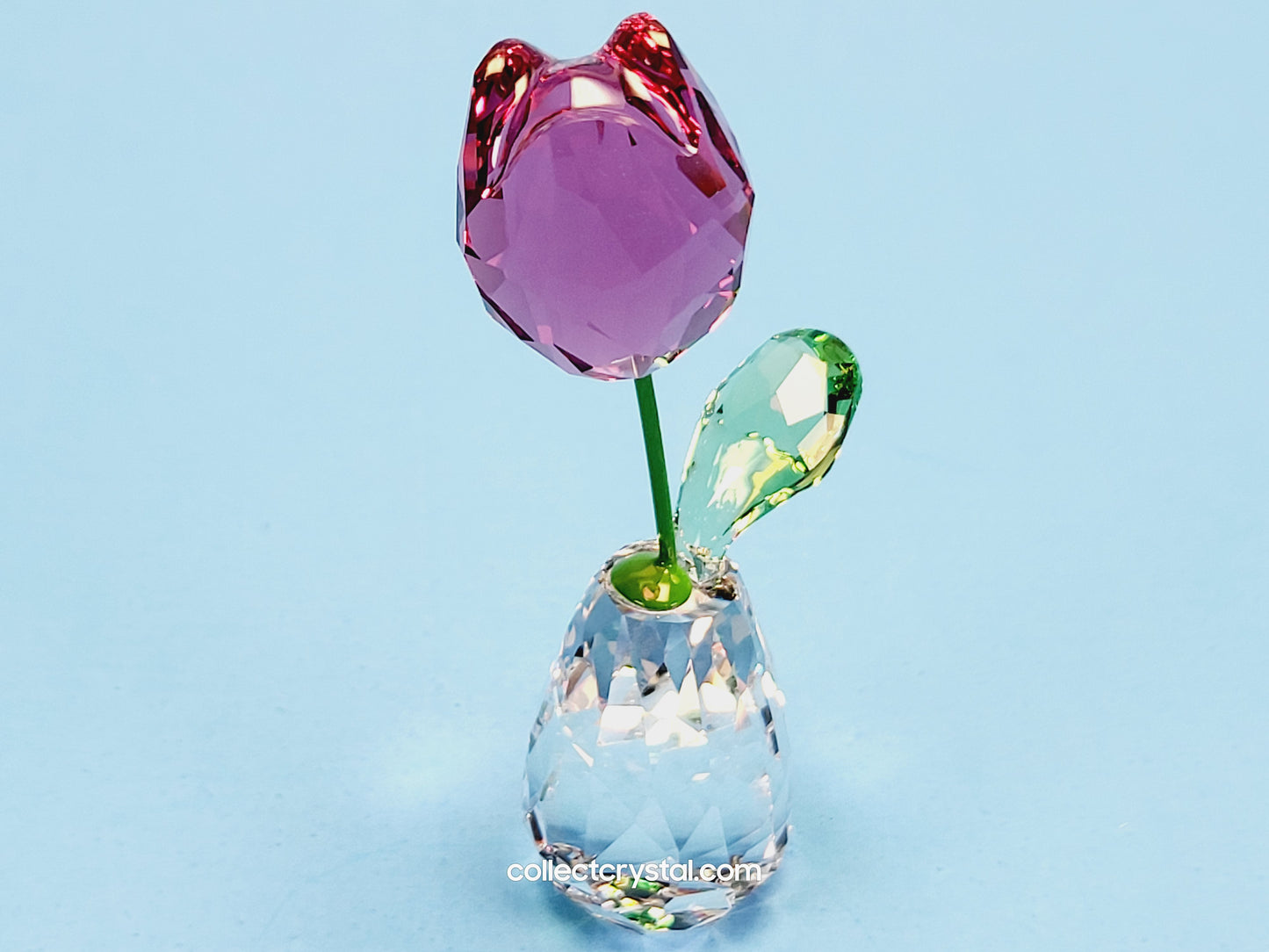 Flower Dreams Pink Tulip Crystal Ornament 5254316