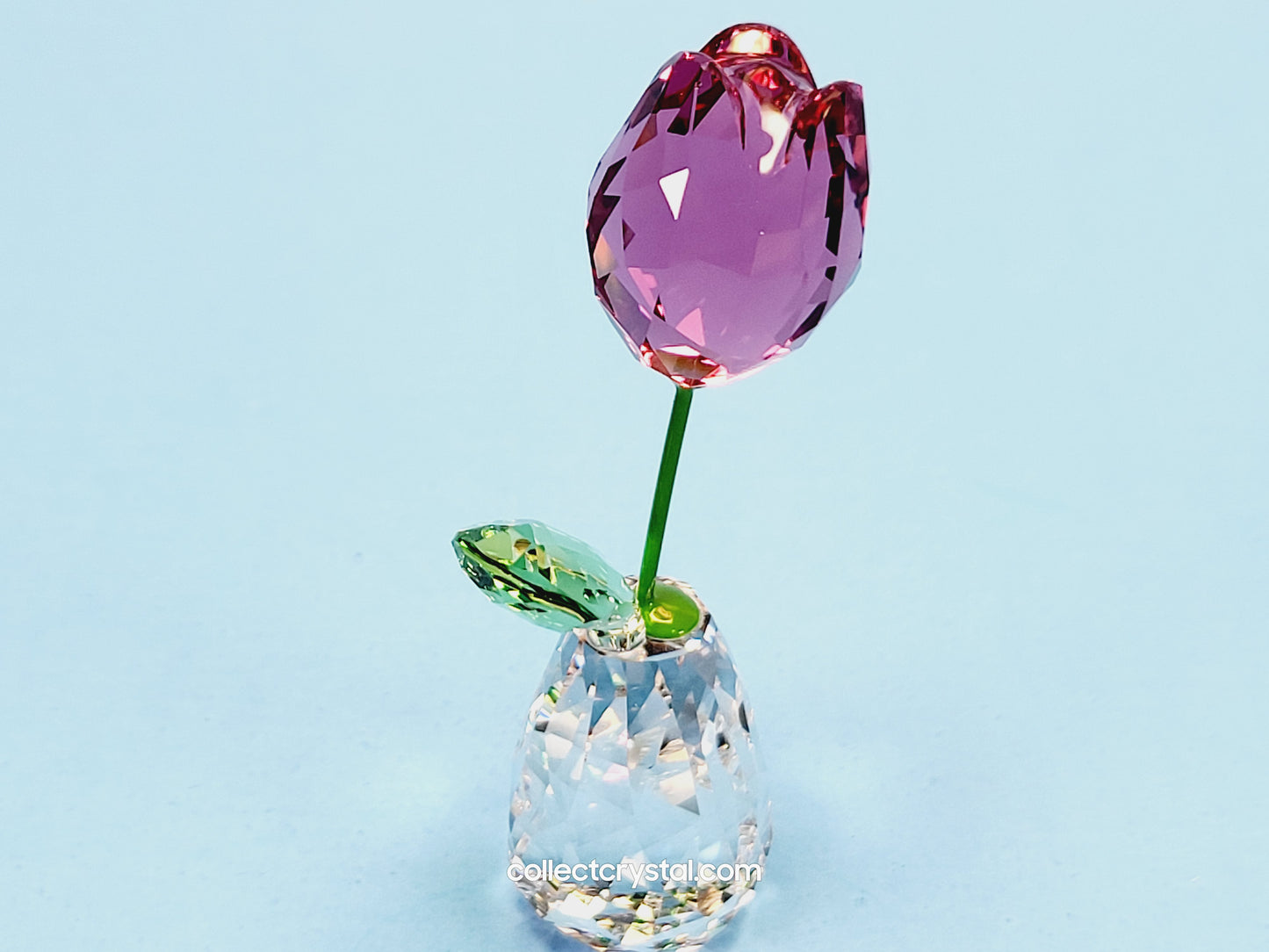 Flower Dreams Pink Tulip Crystal Ornament 5254316