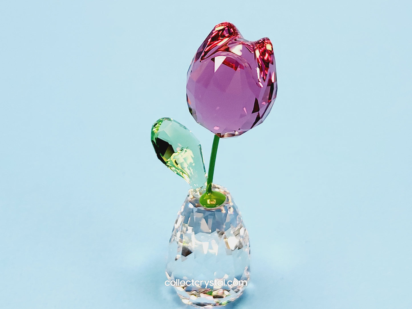 Flower Dreams Pink Tulip Crystal Ornament 5254316