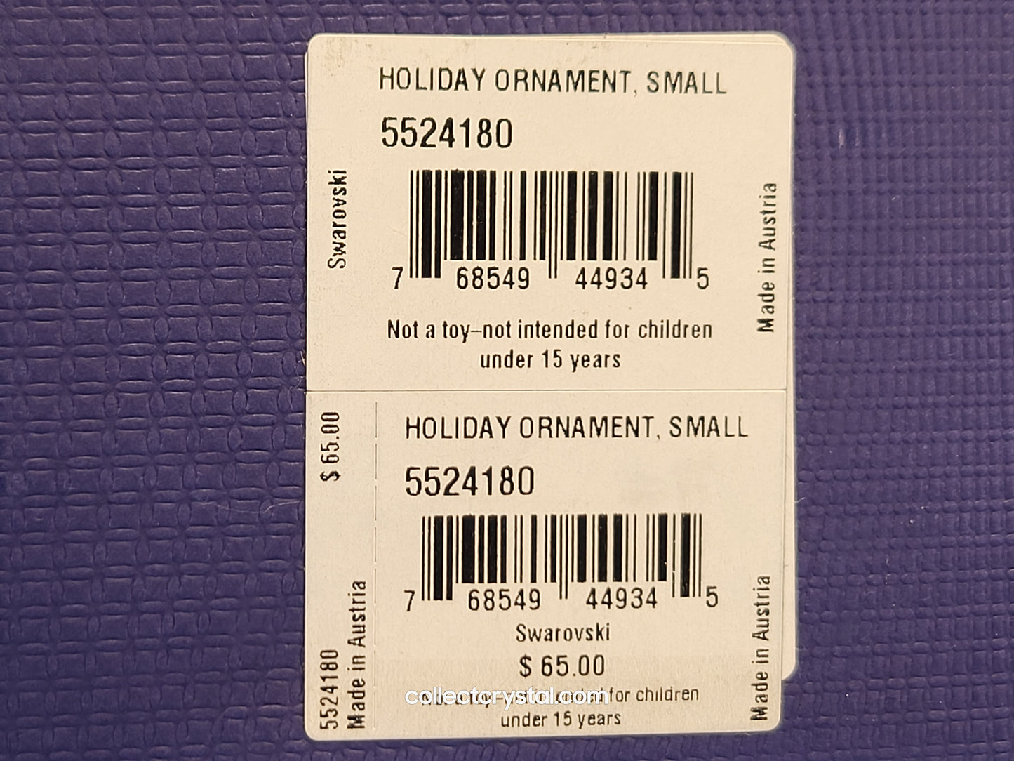 2019 HOLIDAY ORNAMENT RED LITTLE # 5524180