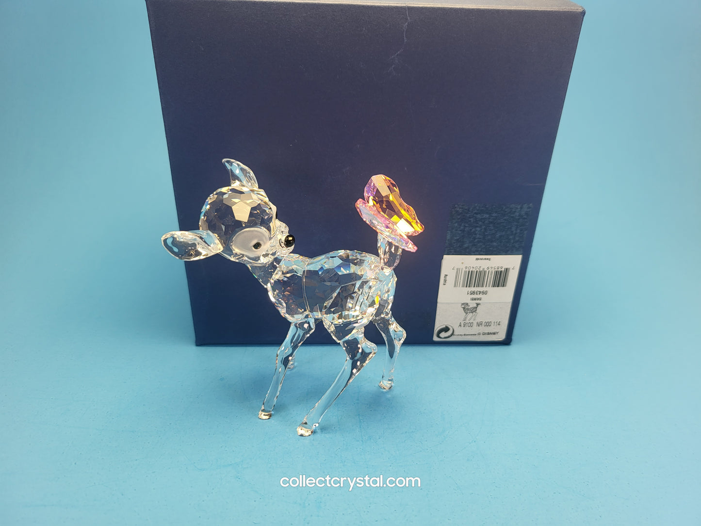 Disney Bambi Figurine Mib Complete With Plaque. 943951