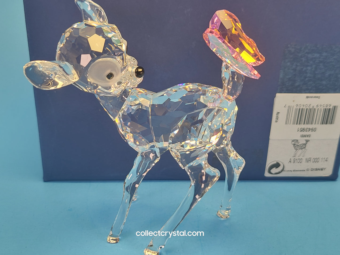 Disney Bambi Figurine Mib Complete With Plaque. 943951