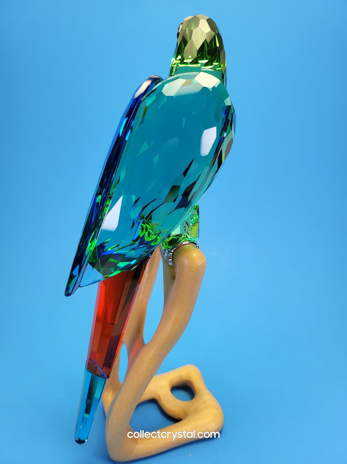 Macaws Paradise Parrot Chrome Green Bird 685824 Figurine