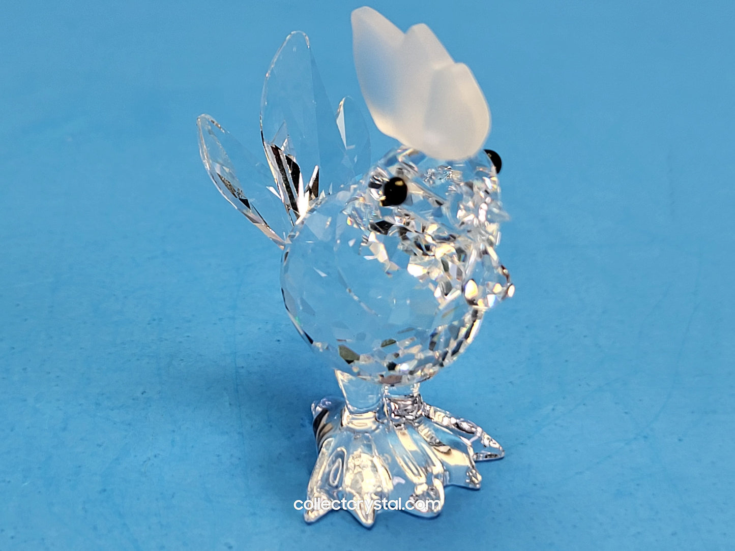 COCKEREL / ROOSTER MINI – Chicken crystal Figurine # 014497