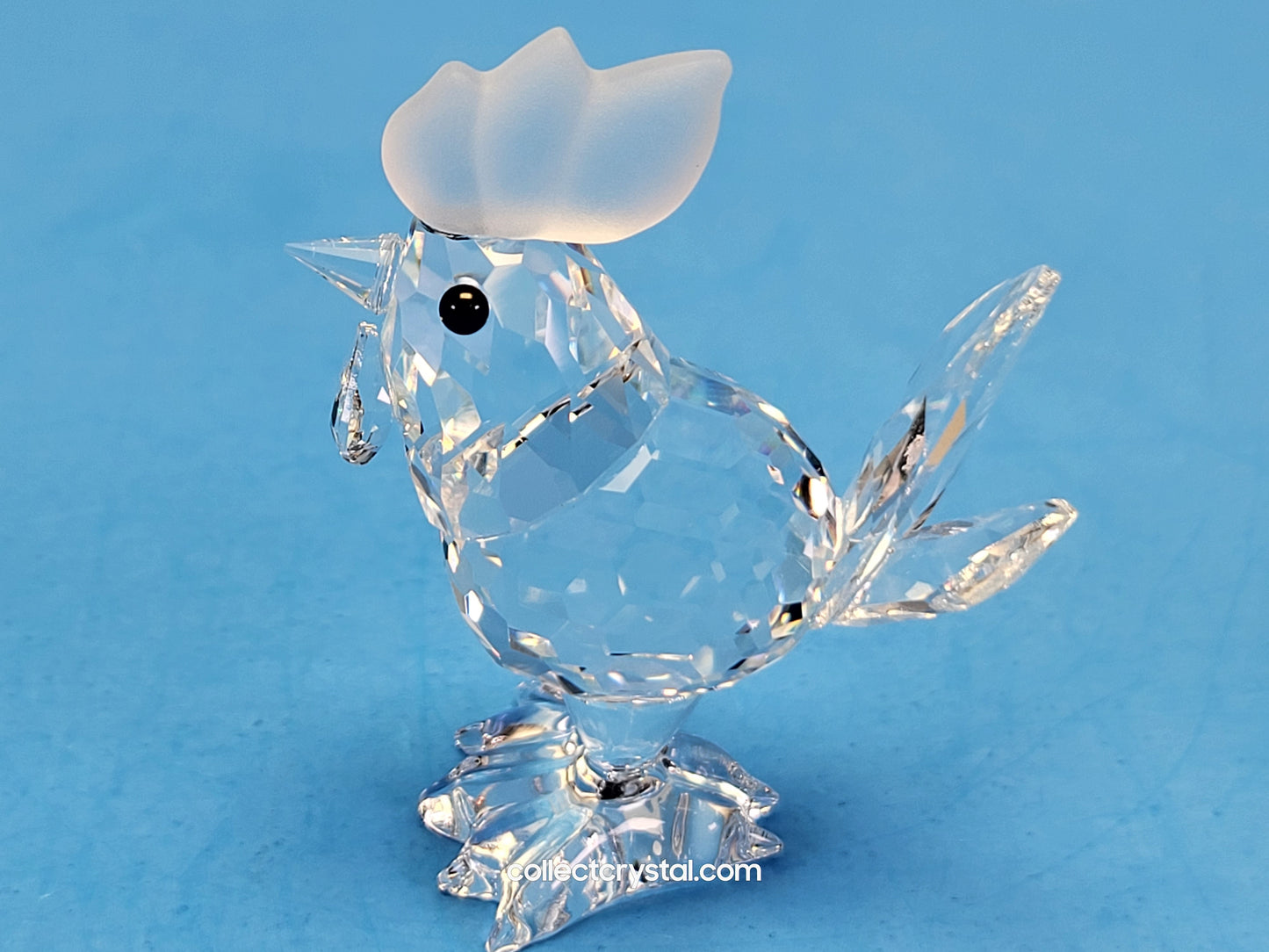 COCKEREL / ROOSTER MINI – Chicken crystal Figurine # 014497