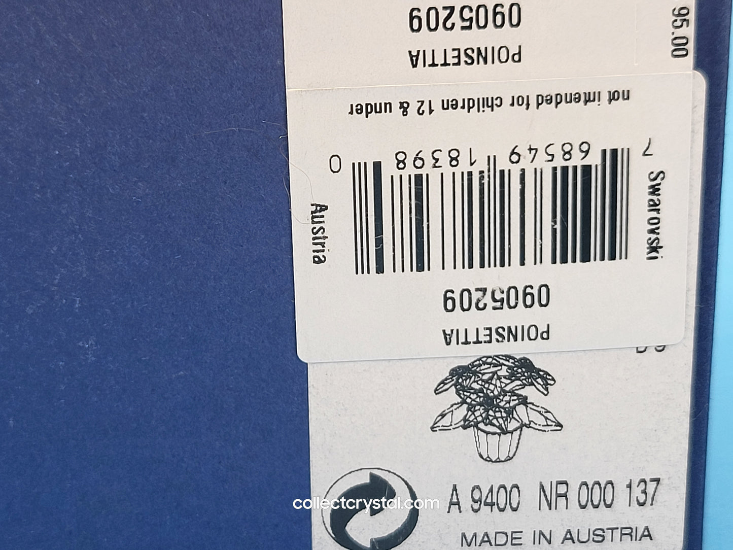 Pointsettia Christmas Flower # 905209 Figurine