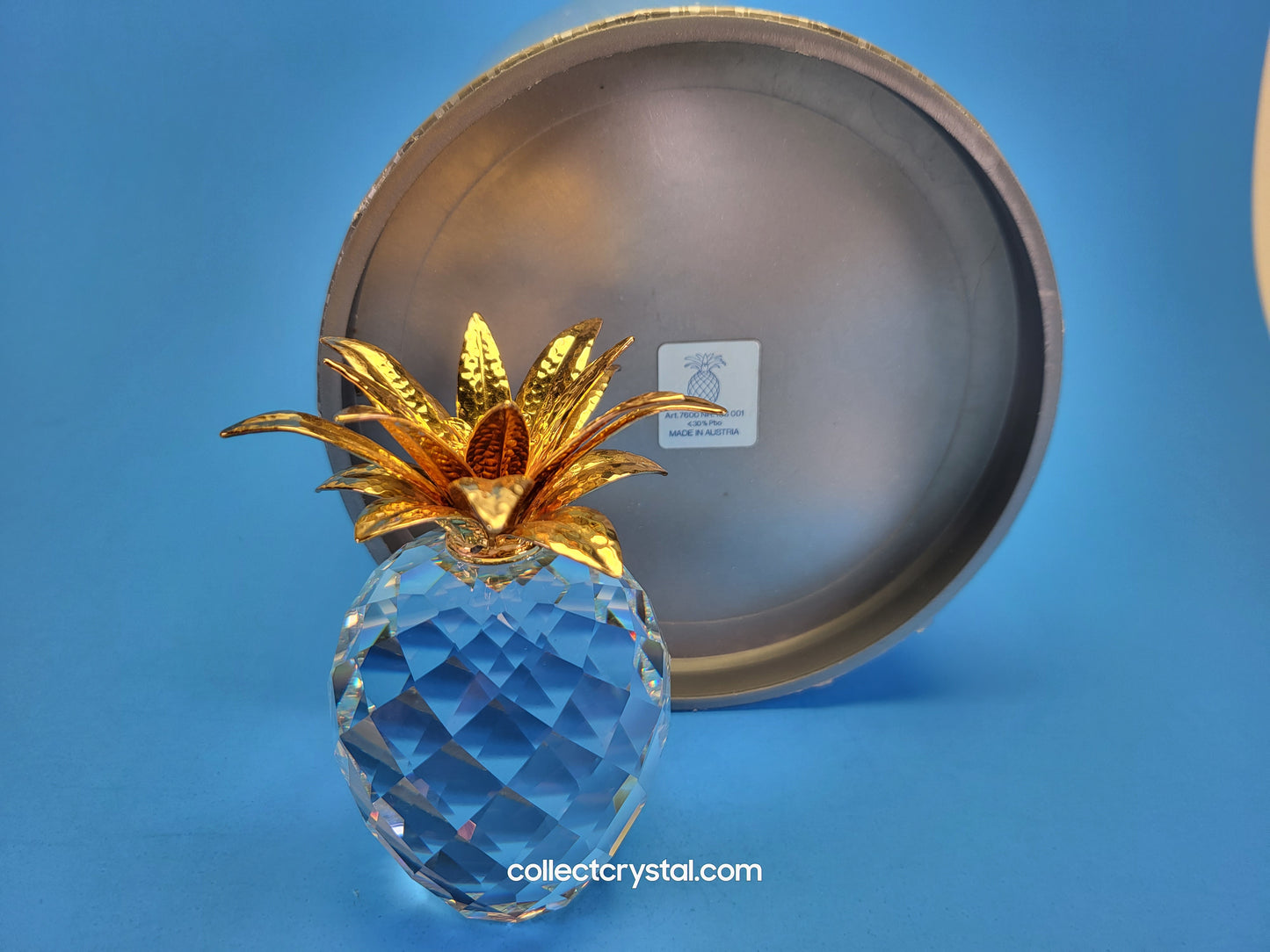 PINEAPPLE GOLD LARGE v1 HAMMERED LEAVES (rounder shape) 010044