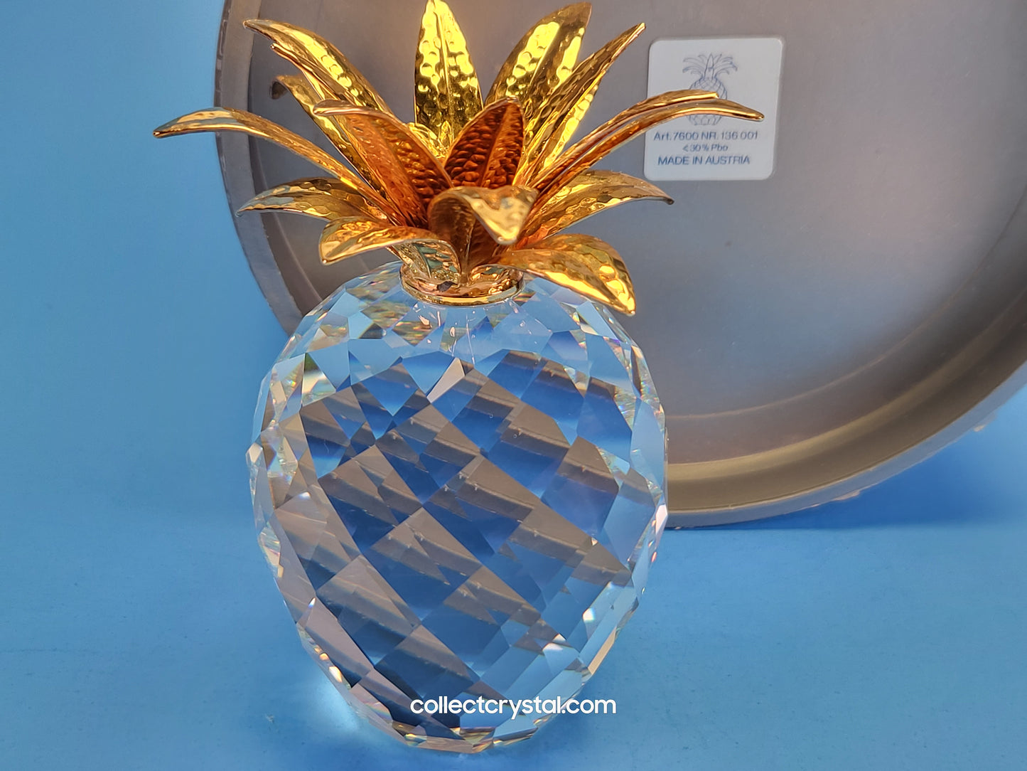 PINEAPPLE GOLD LARGE v1 HAMMERED LEAVES (rounder shape) 010044