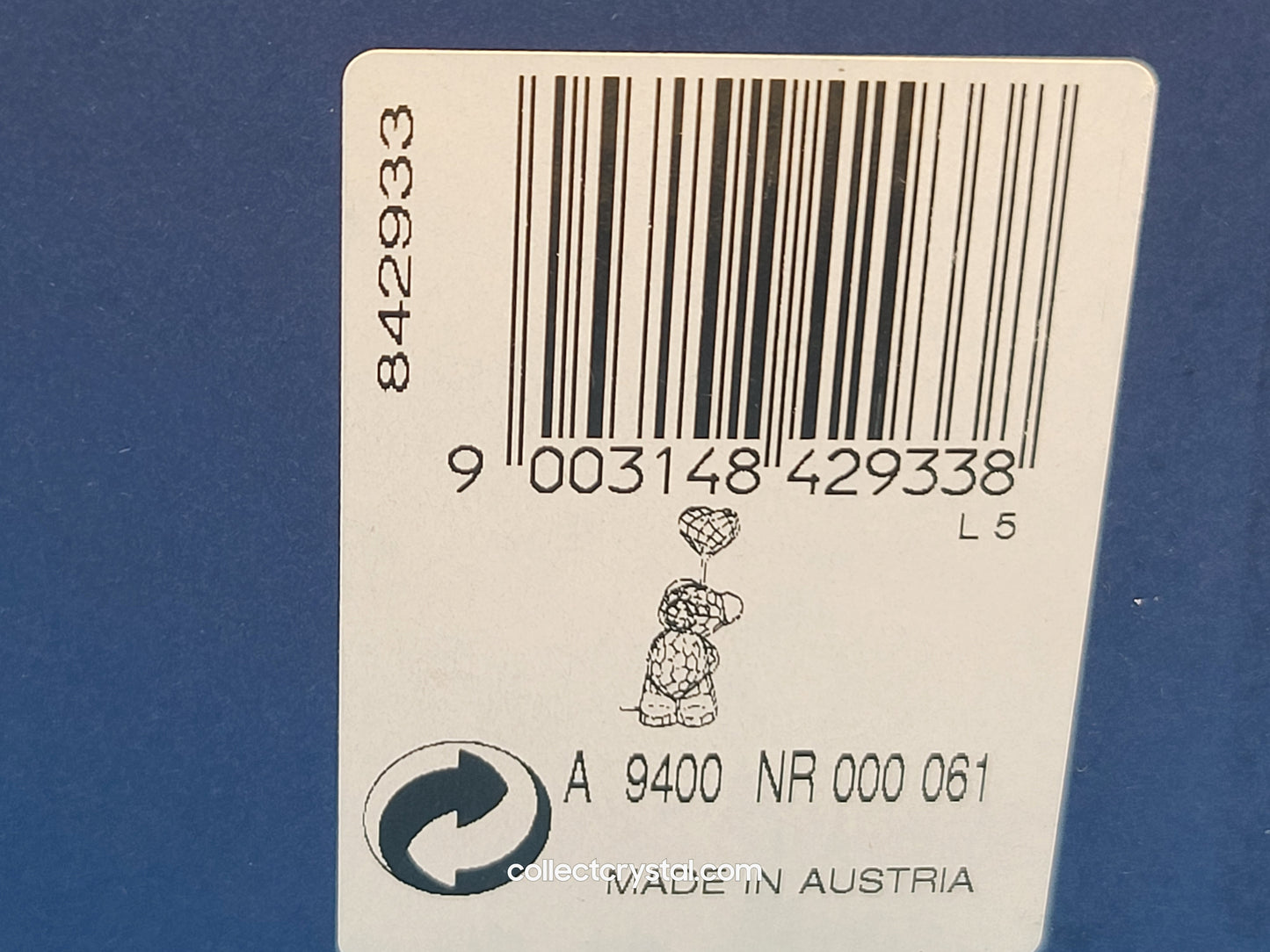 KRIS BEAR – I LOVE YOU (with heart shaped pink balloon) 842933