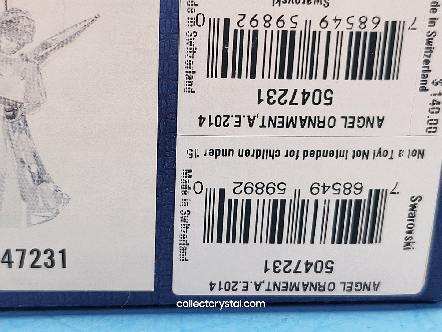 2014 ANGEL Annual Christmas ORNAMENT # 5047231 Holding A Bird
