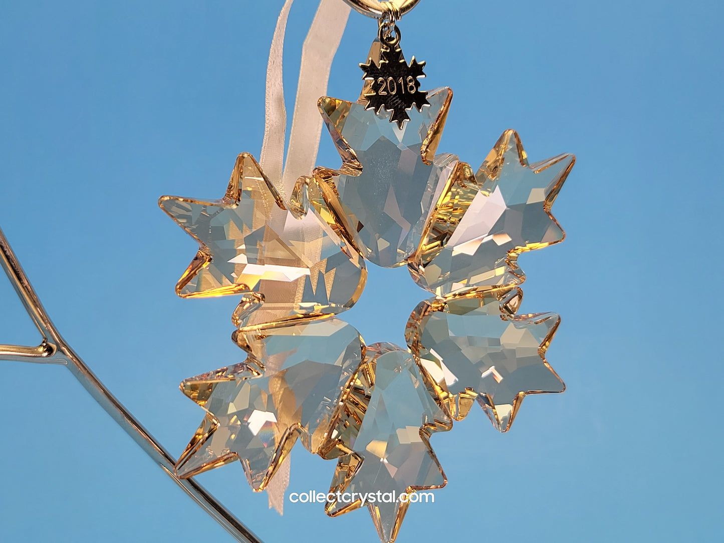 2018 CHRISTMAS ORNAMENT GOLD SCS LARGE 5376665