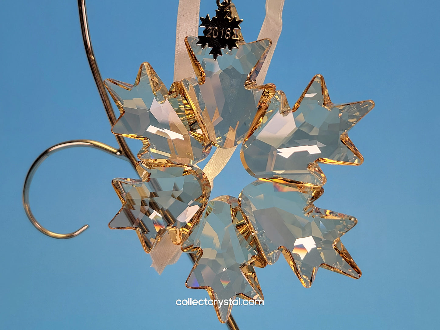 2018 CHRISTMAS ORNAMENT GOLD SCS LARGE 5376665