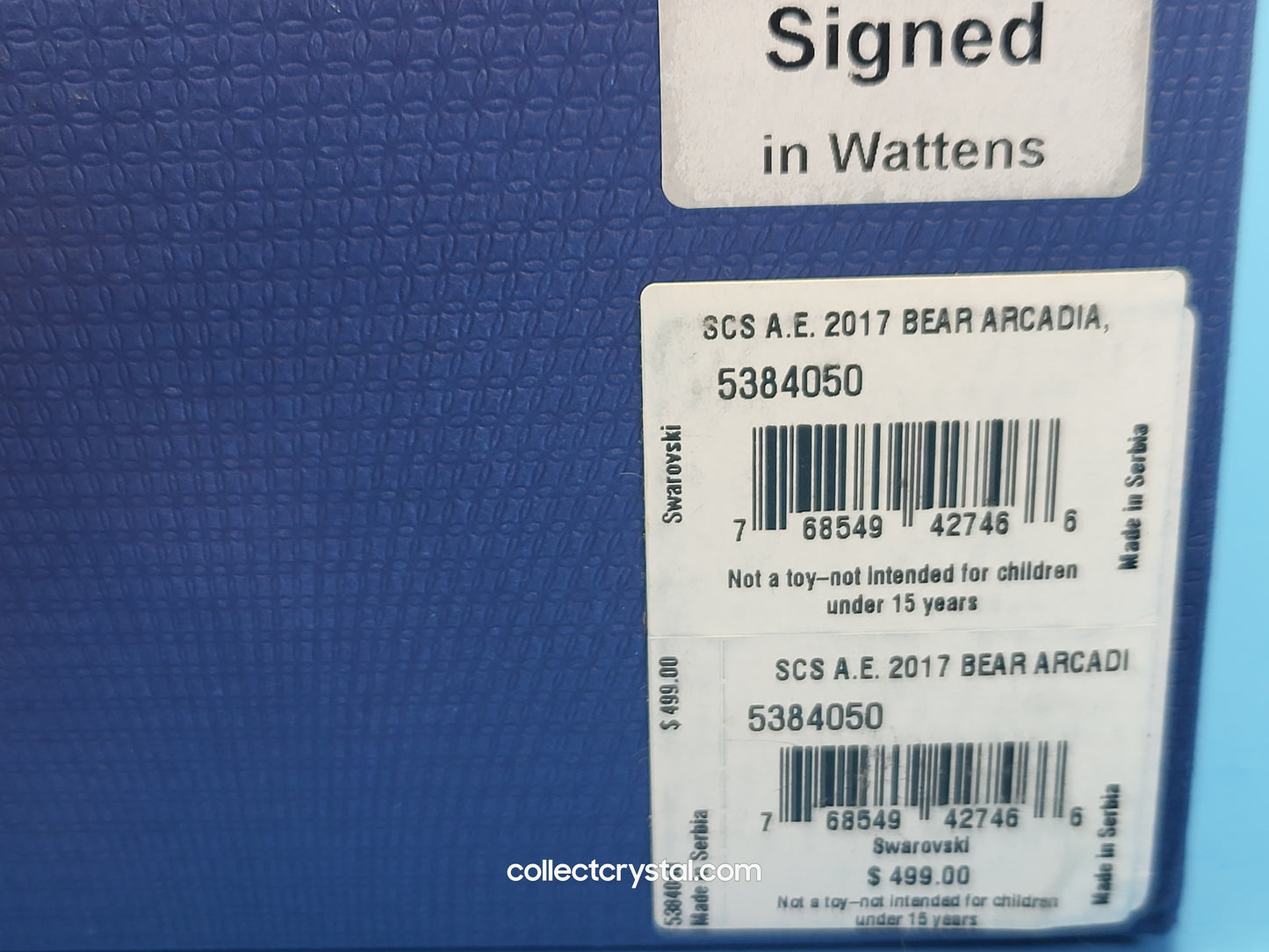 Arcadia SCS 2017 A E Mother Bear & Cubs Figurines Complete set 5236593 & 5229215 Signed by Designer