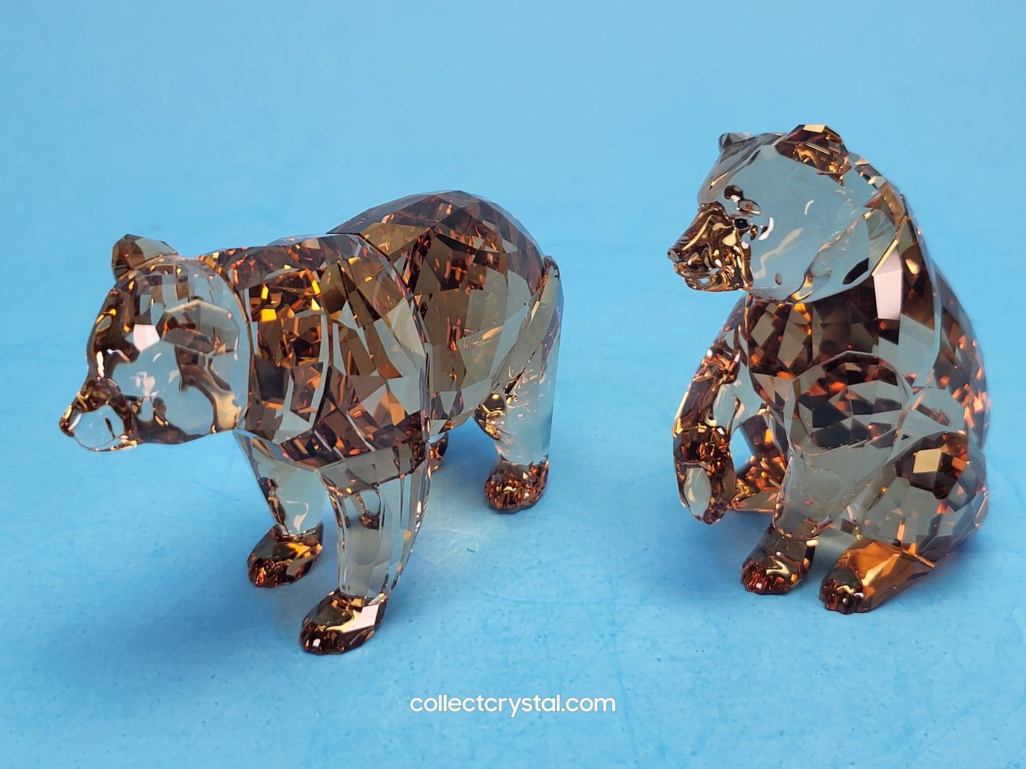 Arcadia SCS 2017 A E Mother Bear & Cubs Figurines Complete set 5236593 & 5229215 Signed by Designer