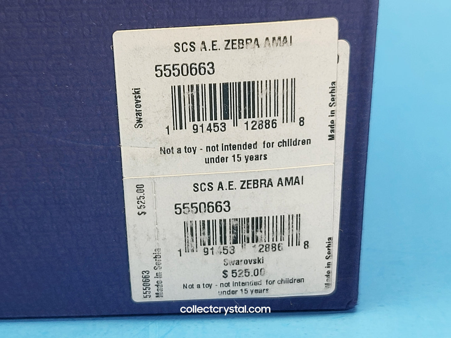 SET of Both ZEBRA AMAI 5550663 & ZEBRA BABY ZURI 5557906