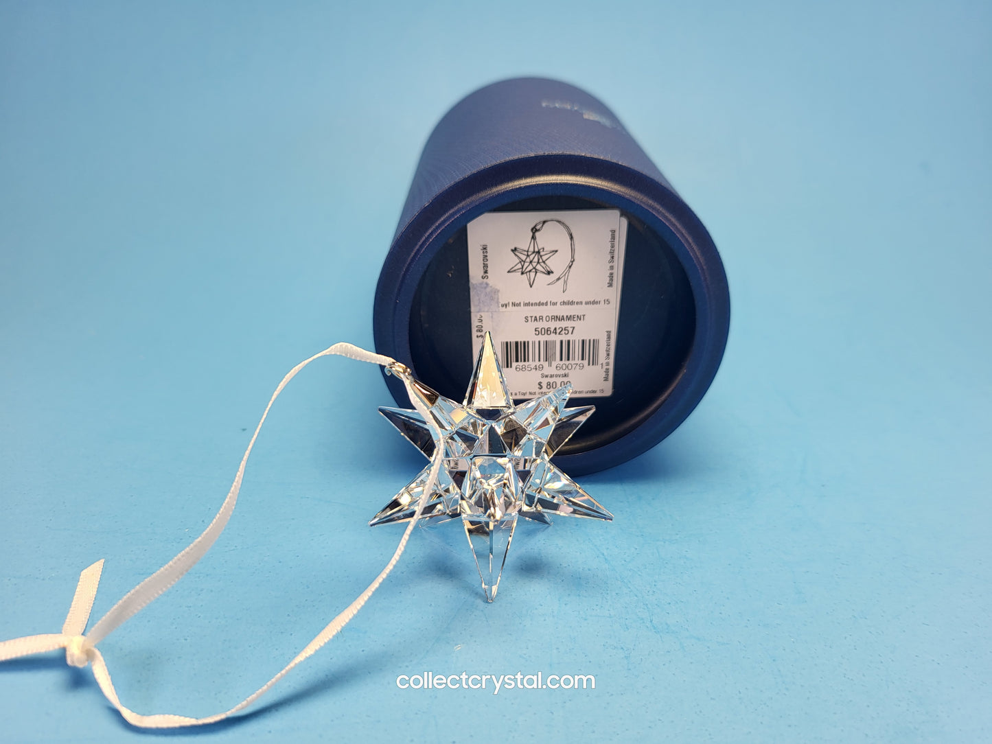 STAR 3D CLEAR CHRISTMAS ORNAMENT 5064257