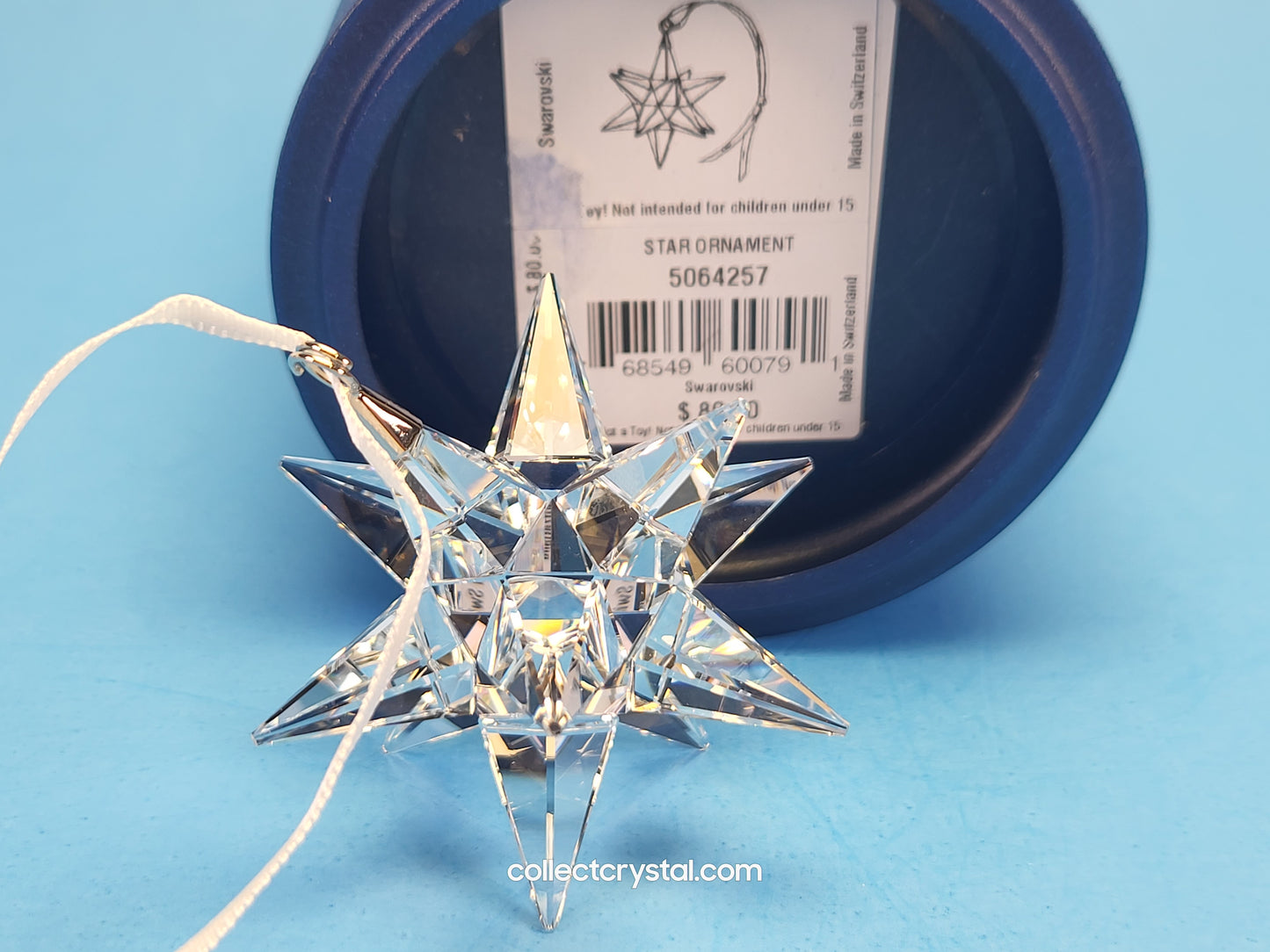 STAR 3D CLEAR CHRISTMAS ORNAMENT 5064257