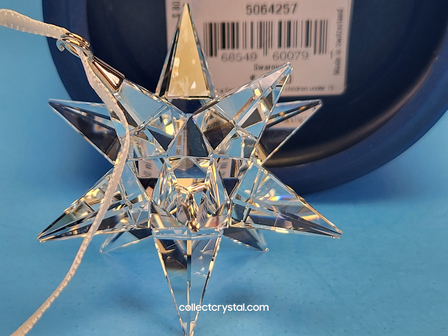 STAR 3D CLEAR CHRISTMAS ORNAMENT 5064257