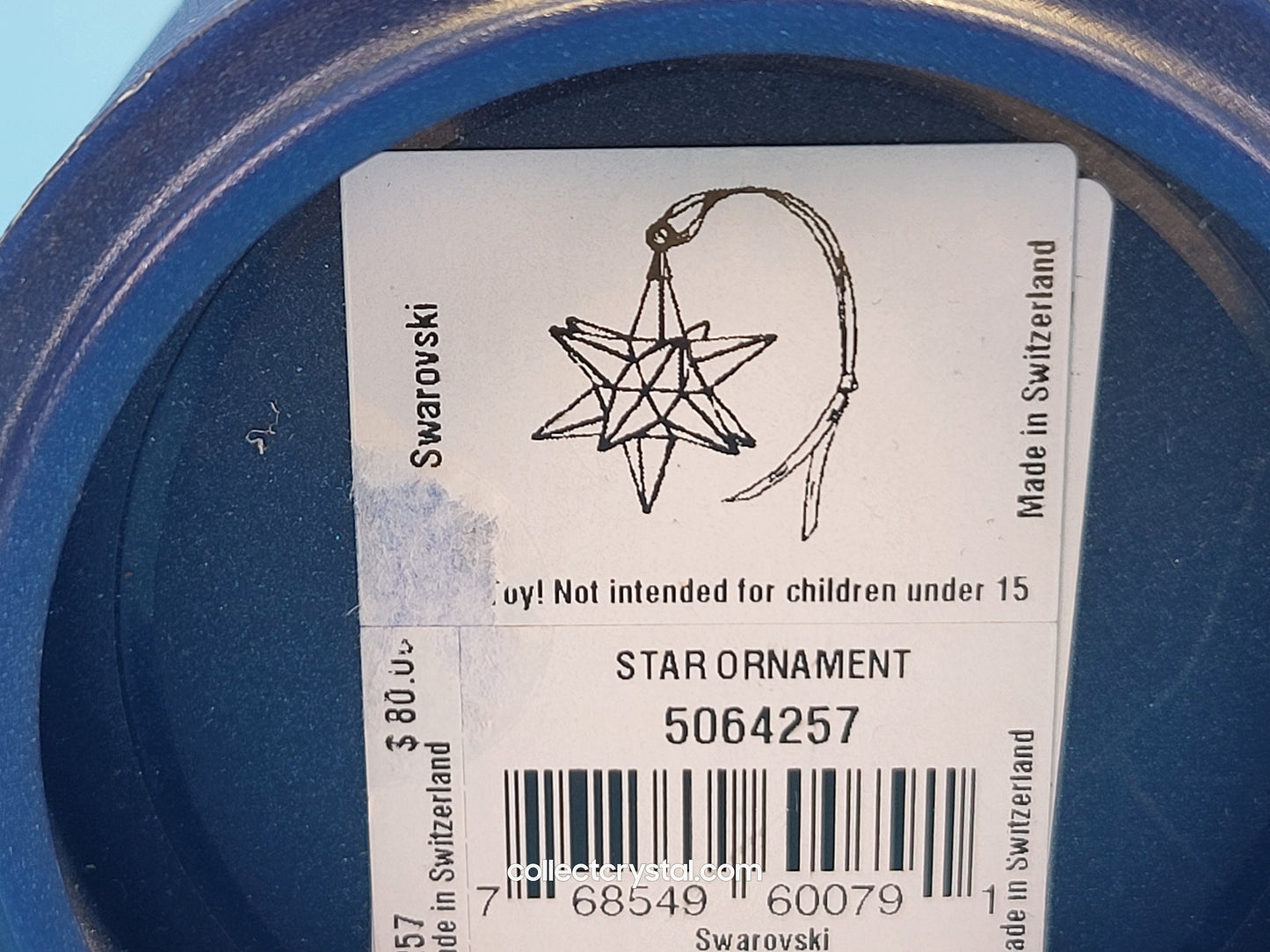 STAR 3D CLEAR CHRISTMAS ORNAMENT 5064257