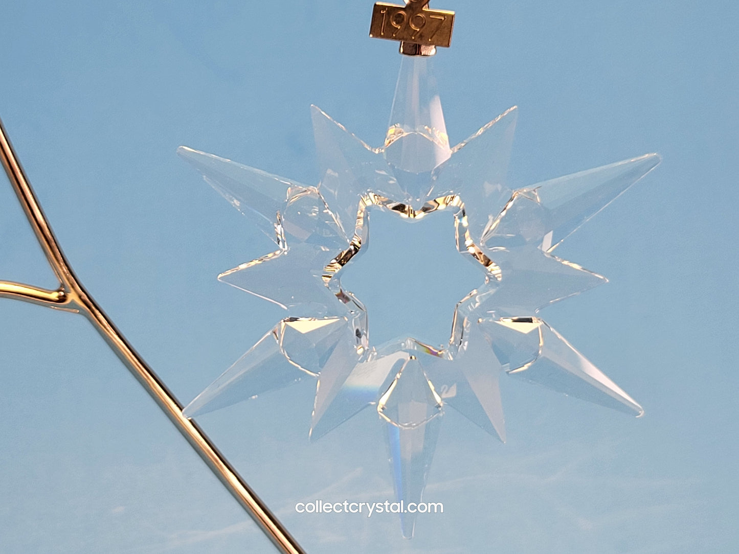 1997 Annual CHRISTMAS ORNAMENT # 211987 Star / Snowflake