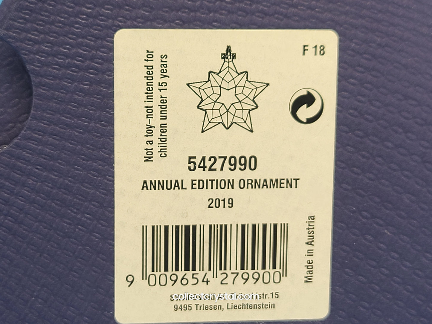 2019 Annual Edition Christmas Snowflake Ornament 5427990