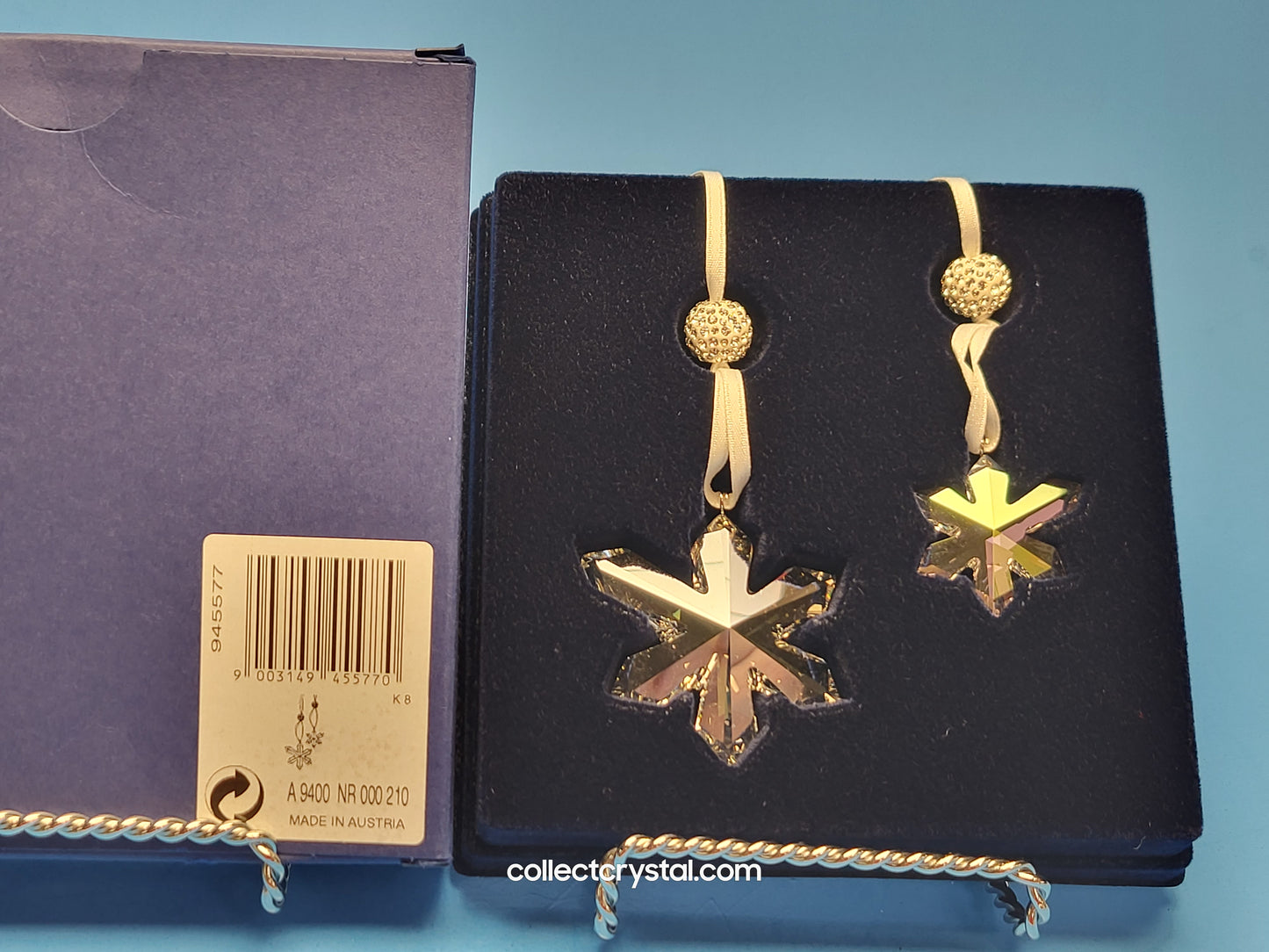 CHRISTMAS ORNAMENT SET – ICE FLOWERS 945577