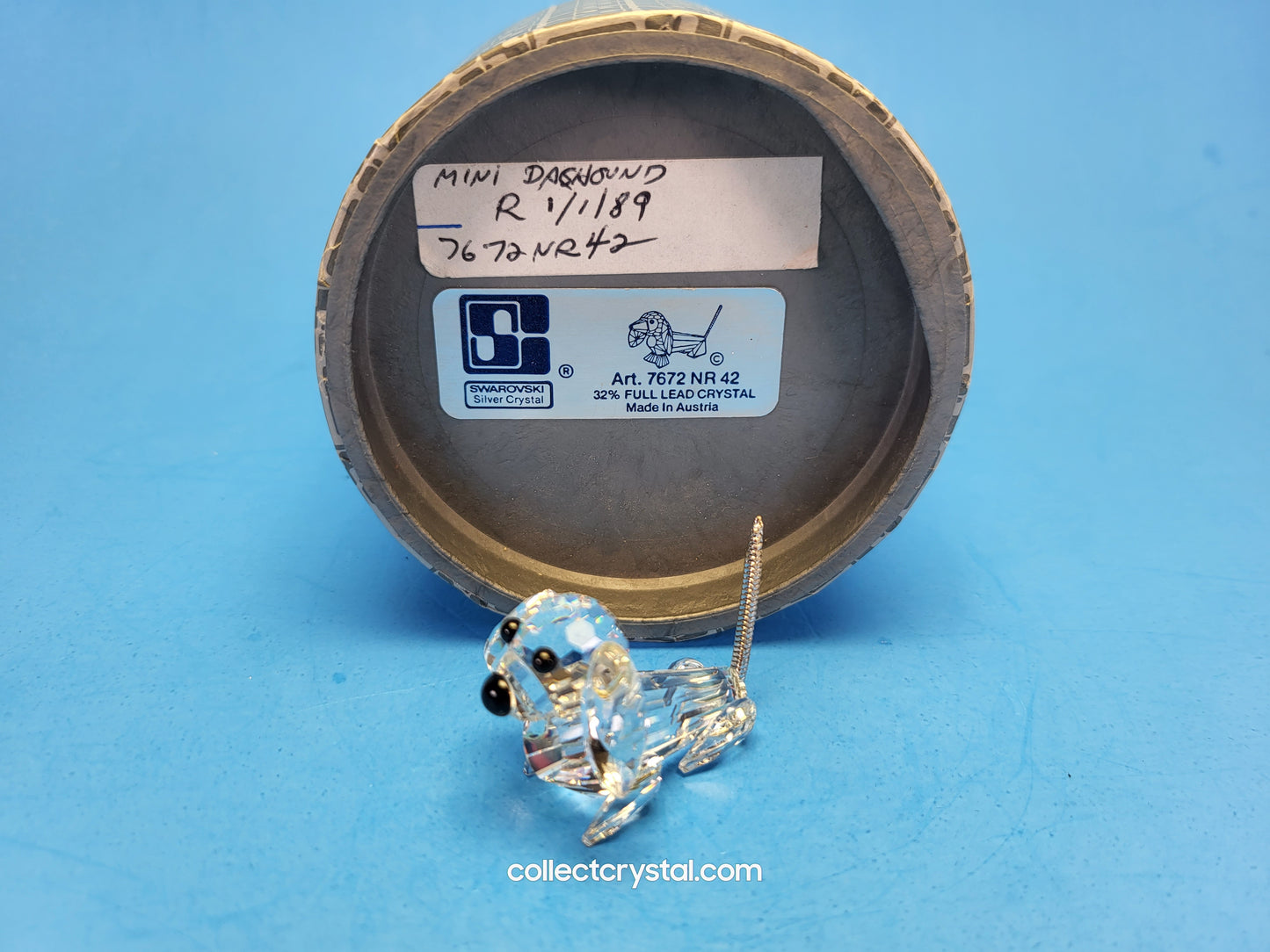 DACHSHUND MINI – VARIATION 1 SHORT NOSE - METAL TAIL – USA ONLY 7672NR42