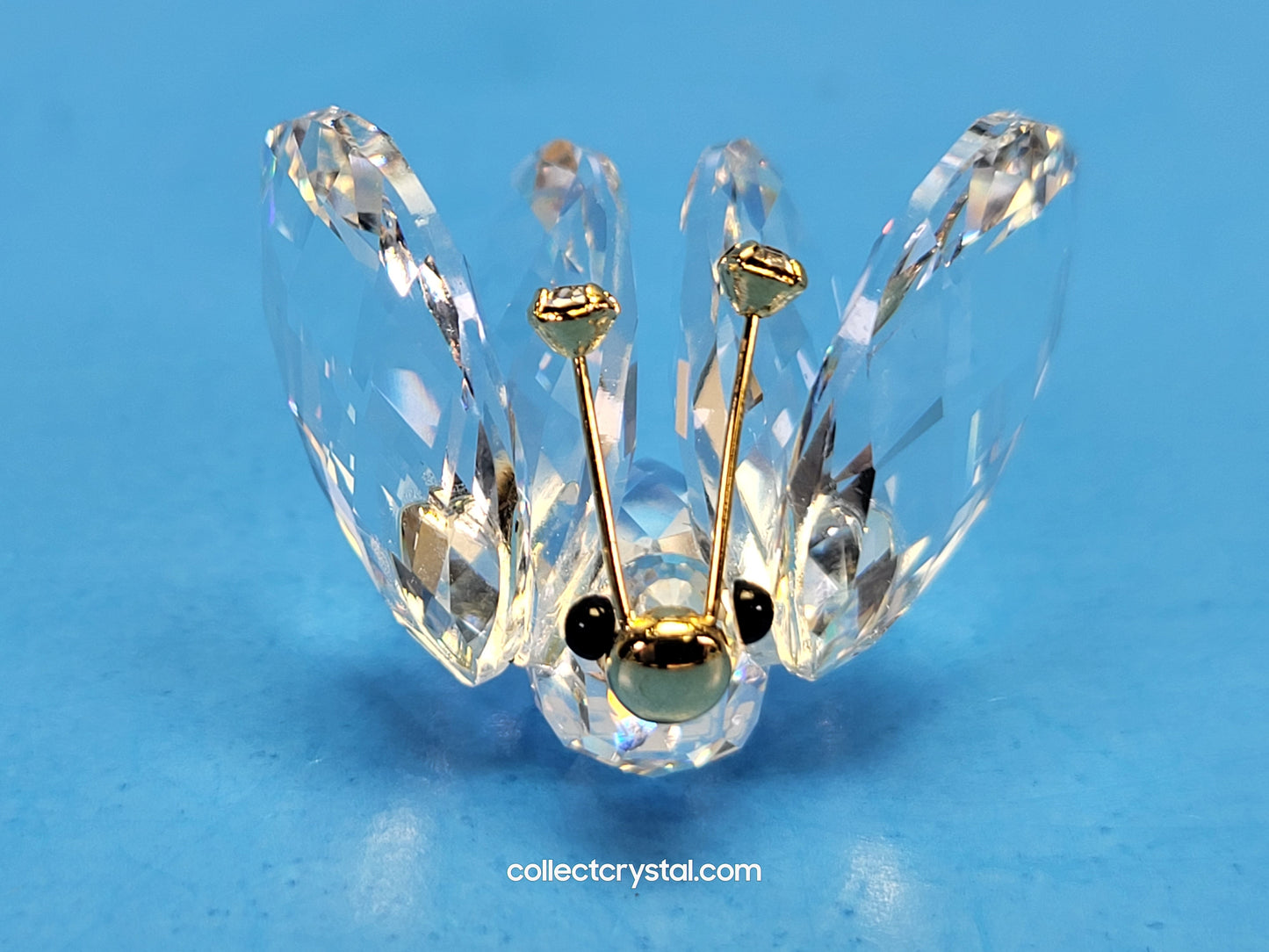 BUTTERFLY MINI v1 CRYSTAL TIPS ON GOLD ANTENNA, LARGE NOSE 012774