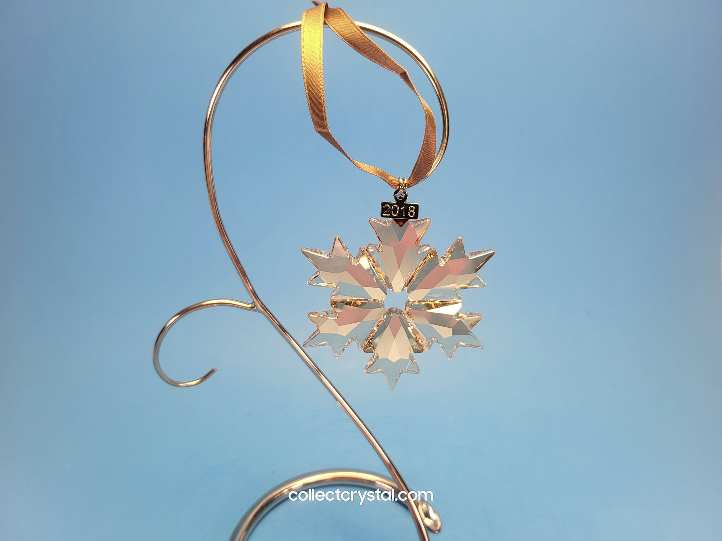 2018 CHRISTMAS ORNAMENT GOLD SCS 5357982