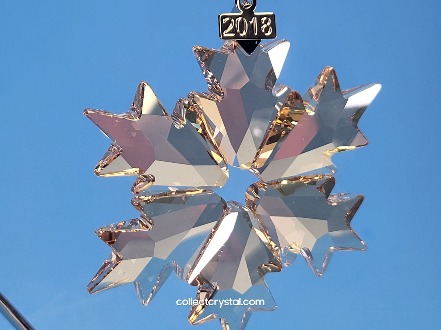 2018 CHRISTMAS ORNAMENT GOLD SCS 5357982