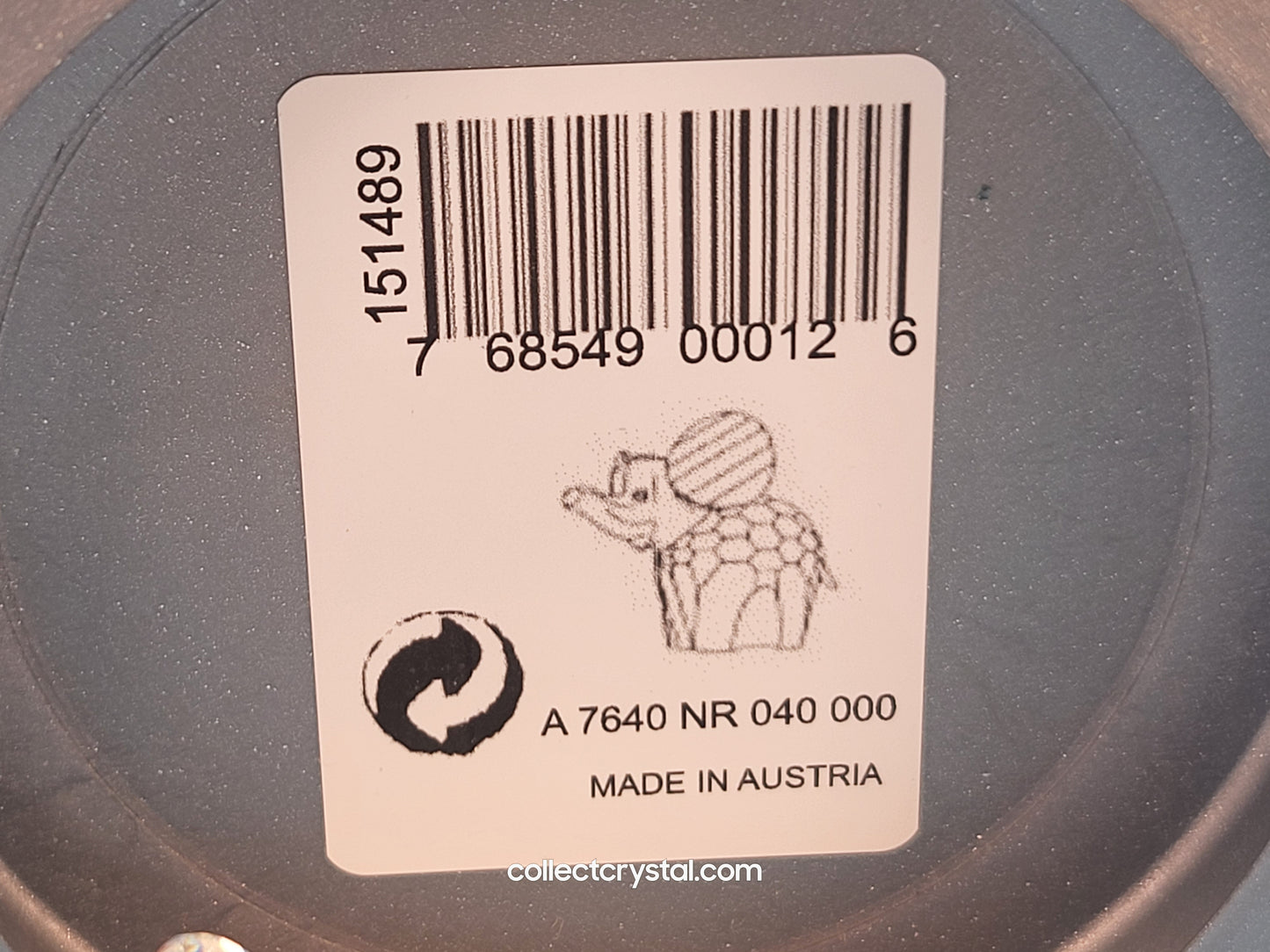 Elephant Small # 151489 or 7640 040