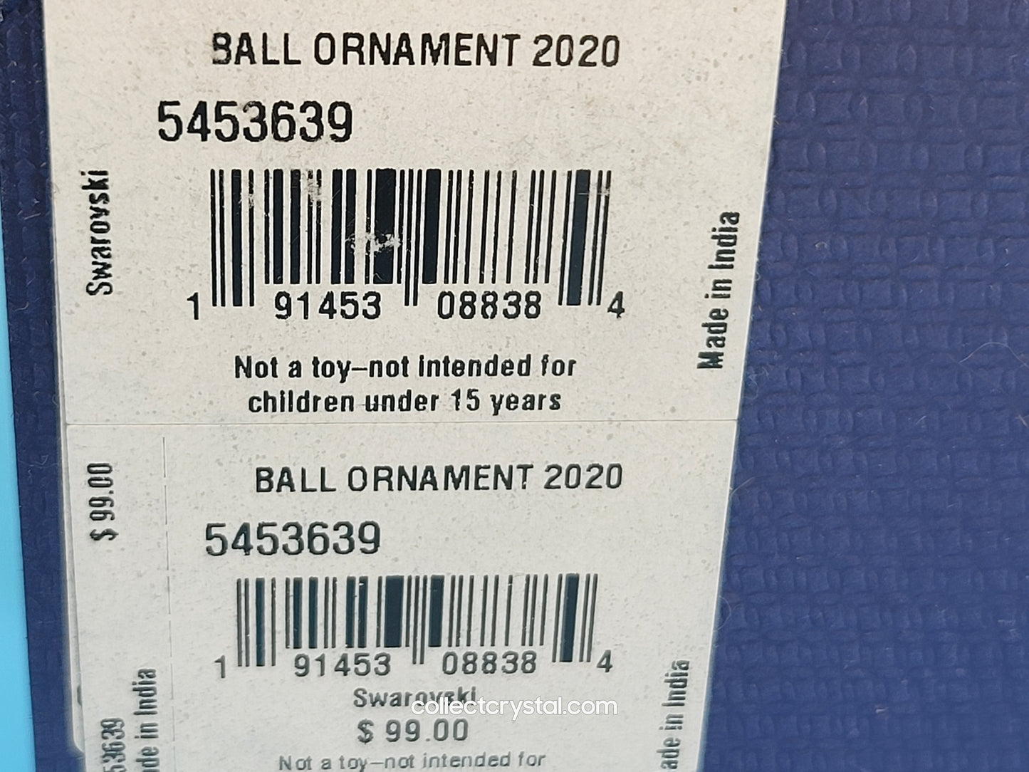 2020 CHRISTMAS BALL ORNAMENT (SWAN) 5453639