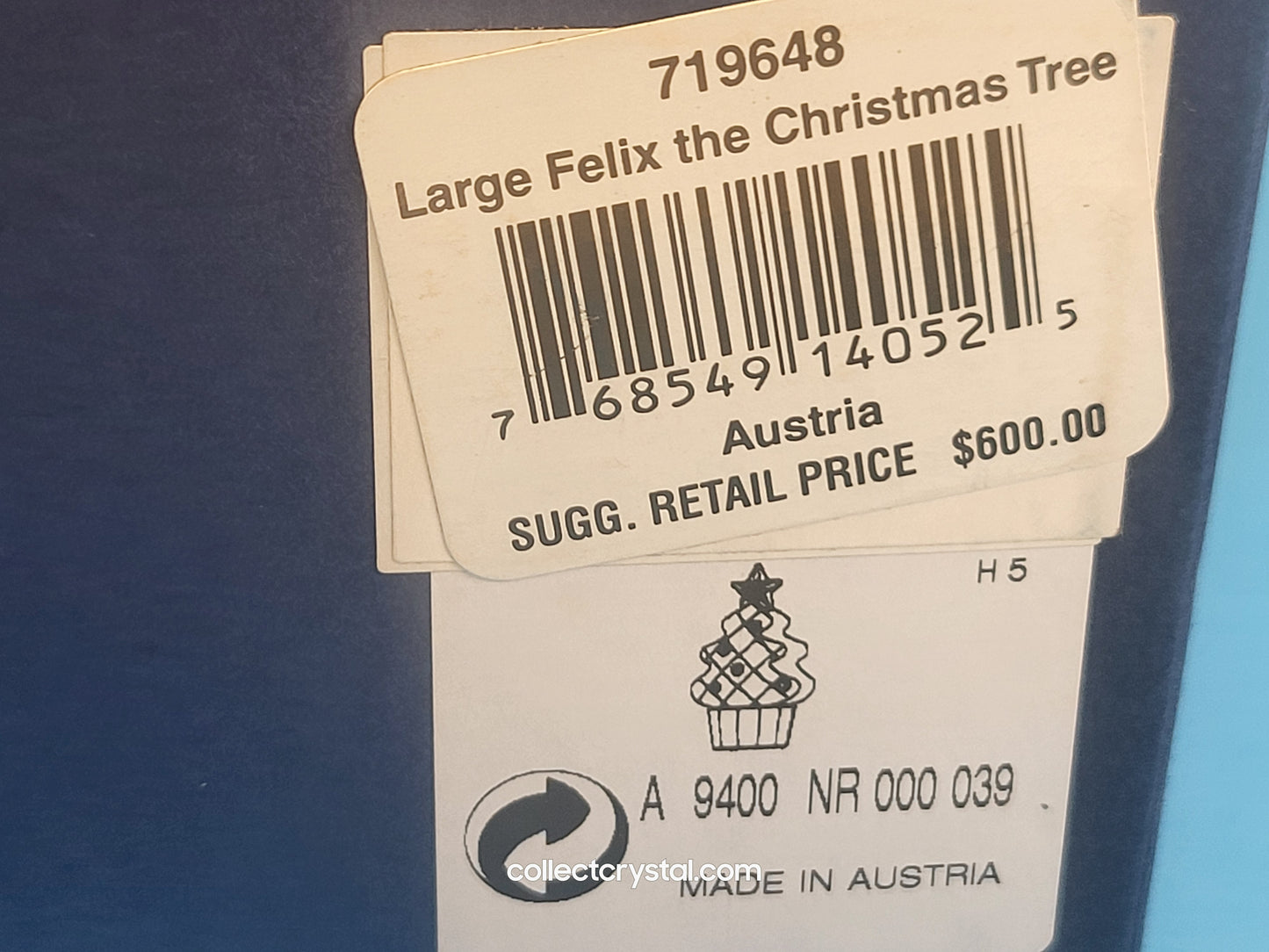 FELIX THE CHRISTMAS TREE LARGE 719648