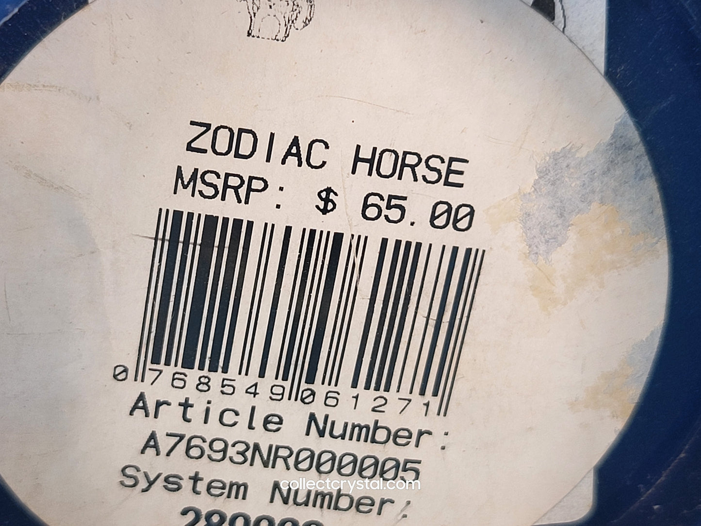 ZODIAC HORSE 289908