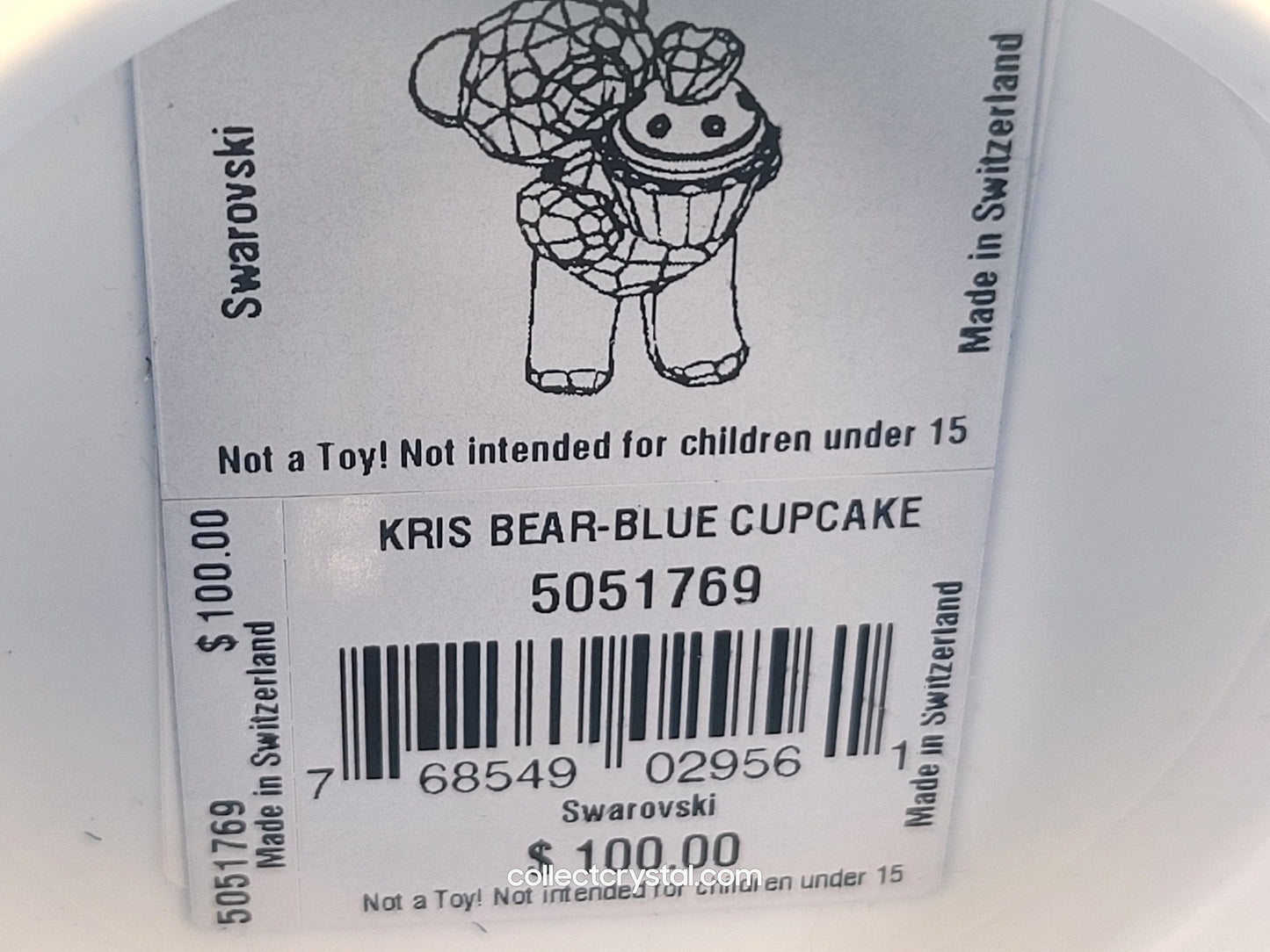KRIS BEAR – BLUE CUPCAKE 5051769 Baby Boy reveal