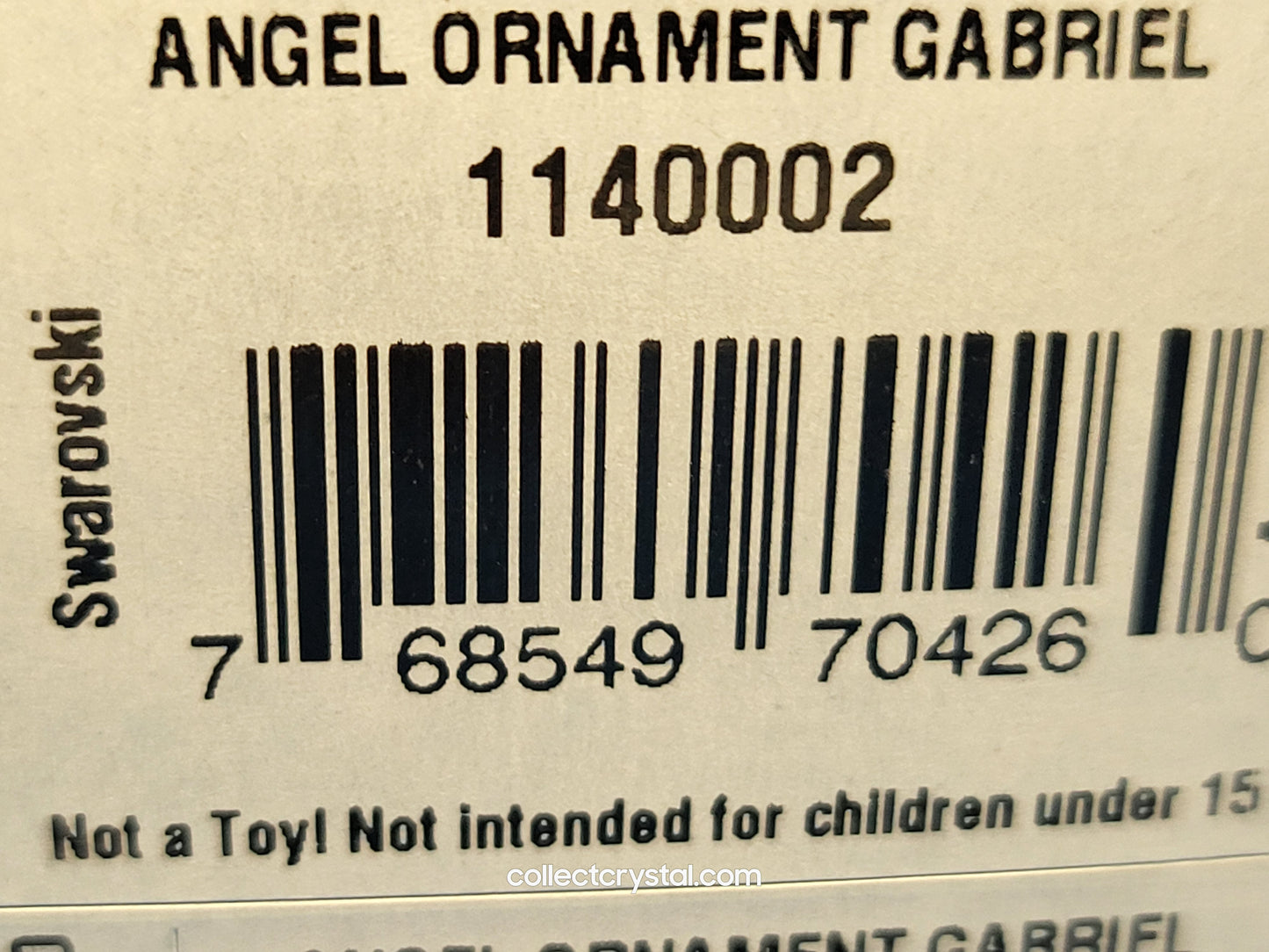 CHRISTMAS ORNAMENT – ANGEL GABRIEL 1140002
