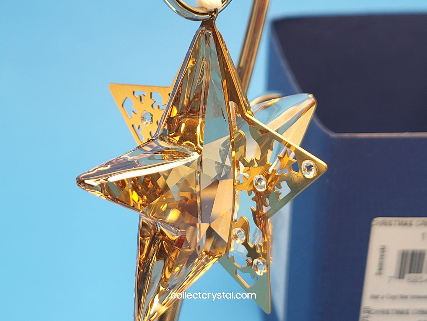 SWAROVSKI CHRISTMAS ORNAMENT – STAR CRYSTAL GOLDEN SHADOW 1140008
