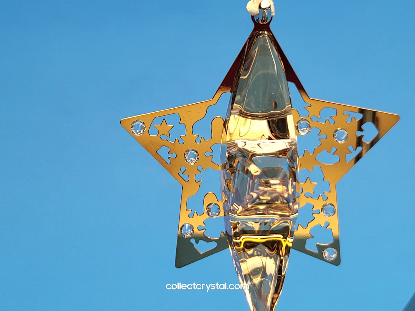 SWAROVSKI CHRISTMAS ORNAMENT – STAR CRYSTAL GOLDEN SHADOW 1140008