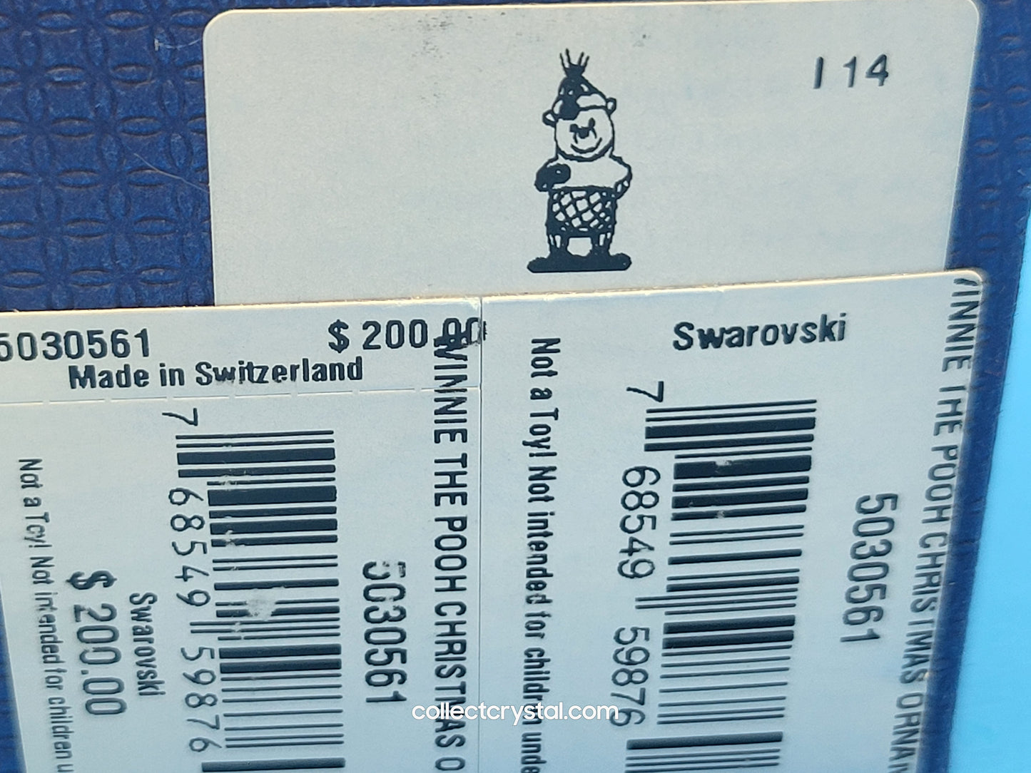 SWAROVSKI DISNEY CHRISTMAS ORNAMENT – WINNIE THE POOH 5030561