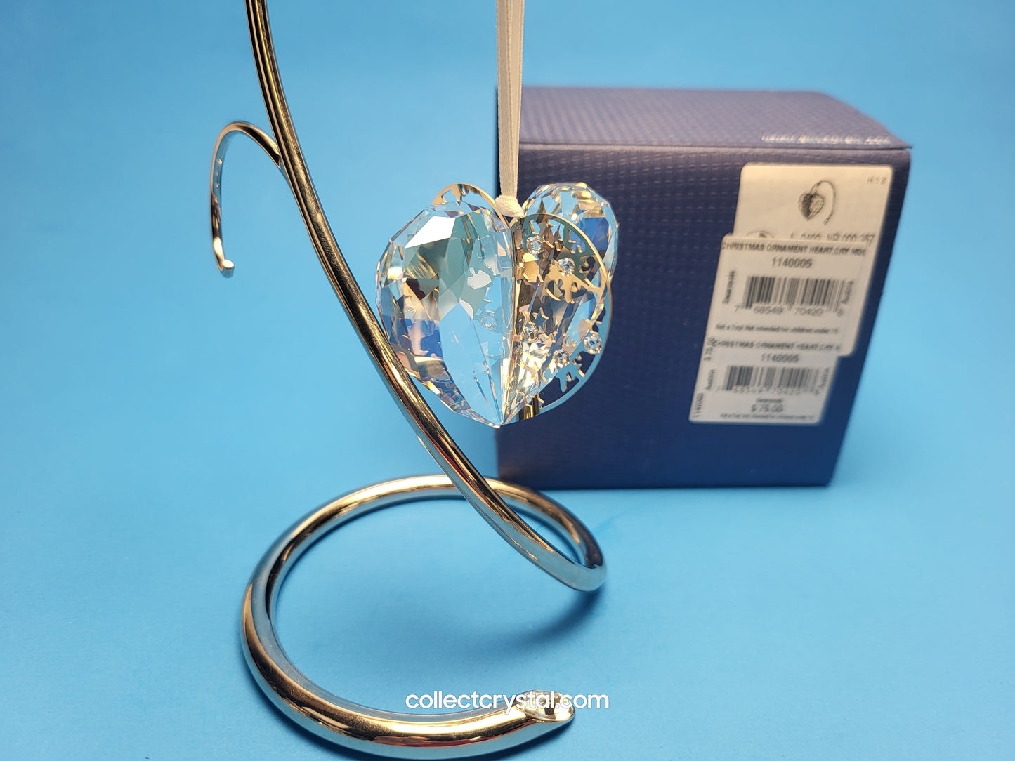 CHRISTMAS ORNAMENT – HEART CRYSTAL MOONLIGHT 1140005