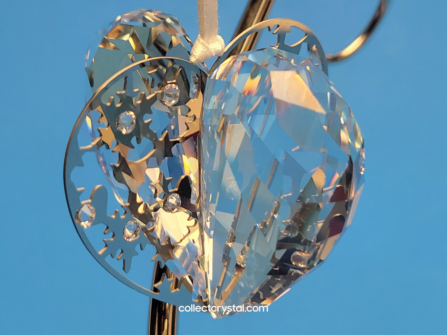 CHRISTMAS ORNAMENT – HEART CRYSTAL MOONLIGHT 1140005
