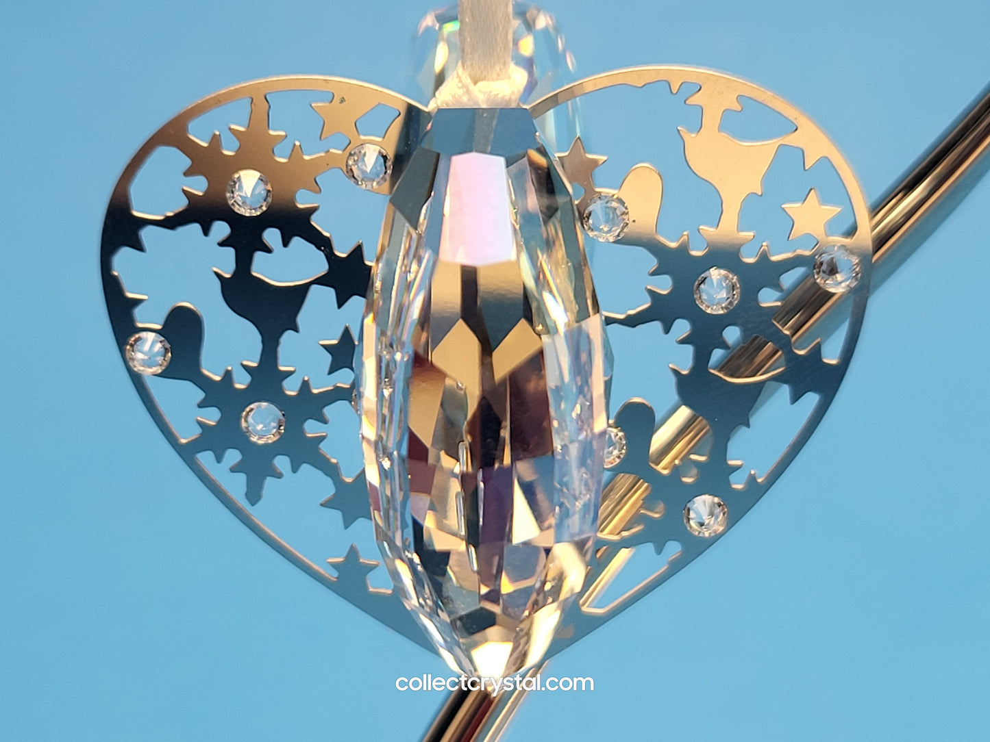 CHRISTMAS ORNAMENT – HEART CRYSTAL MOONLIGHT 1140005