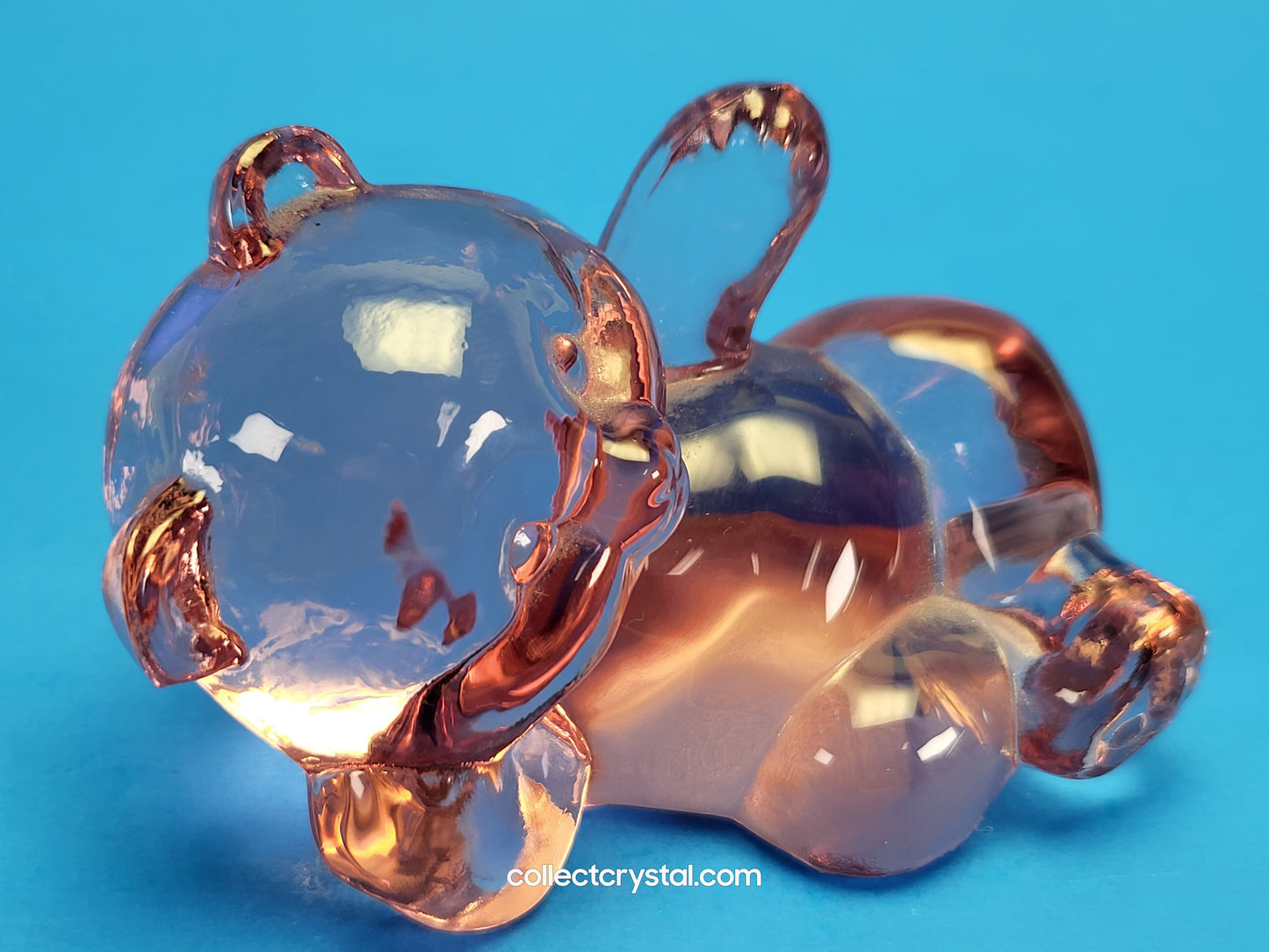 Fenton pink relaxing lying teddy bear