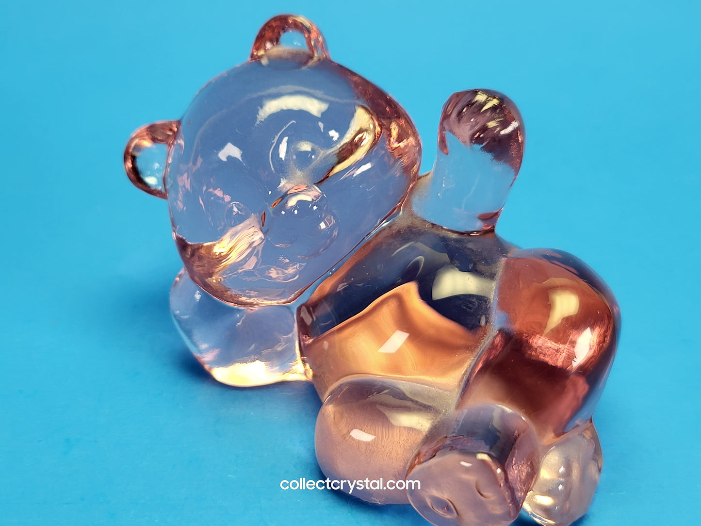 Fenton pink relaxing lying teddy bear