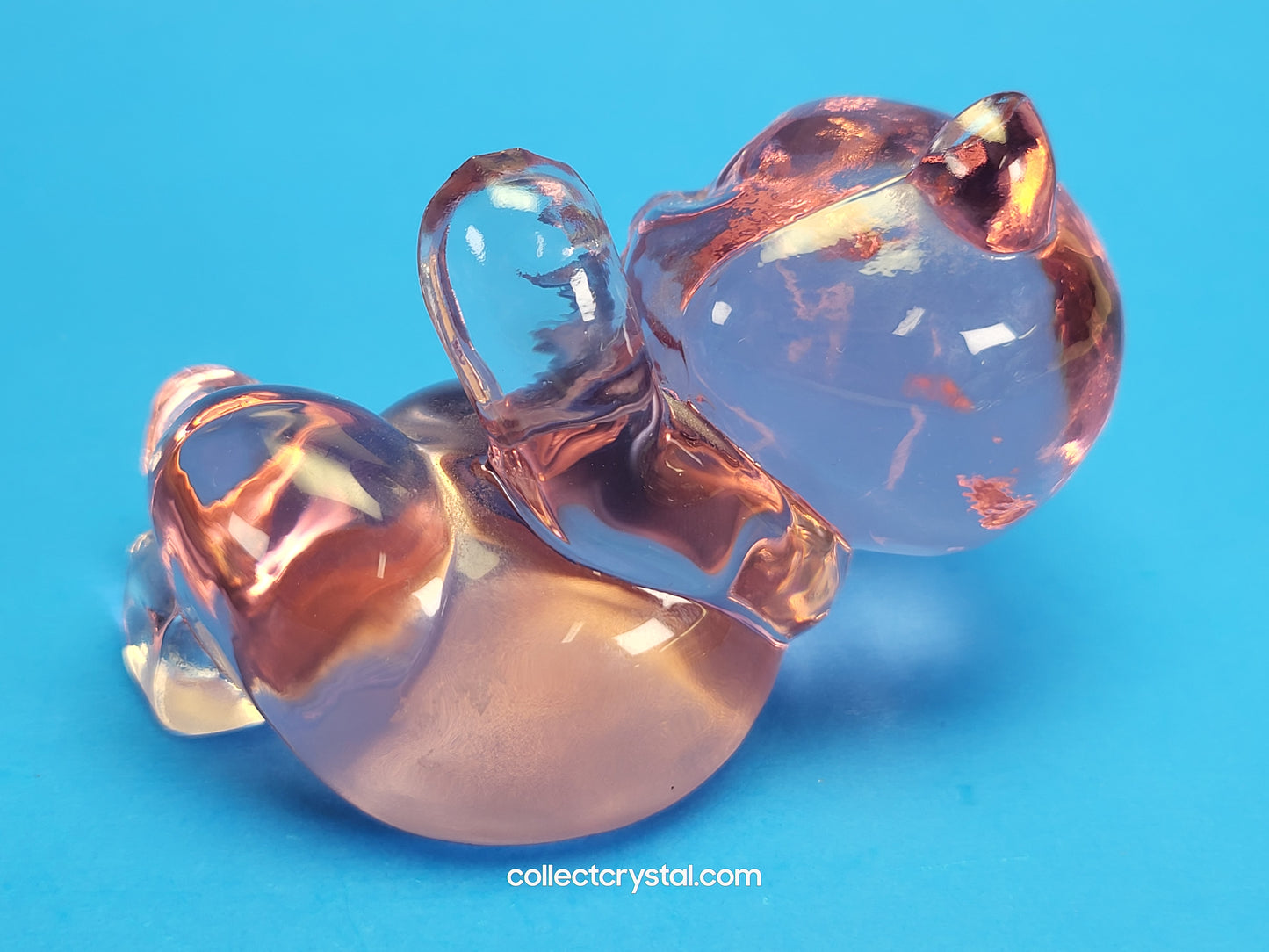 Fenton pink relaxing lying teddy bear