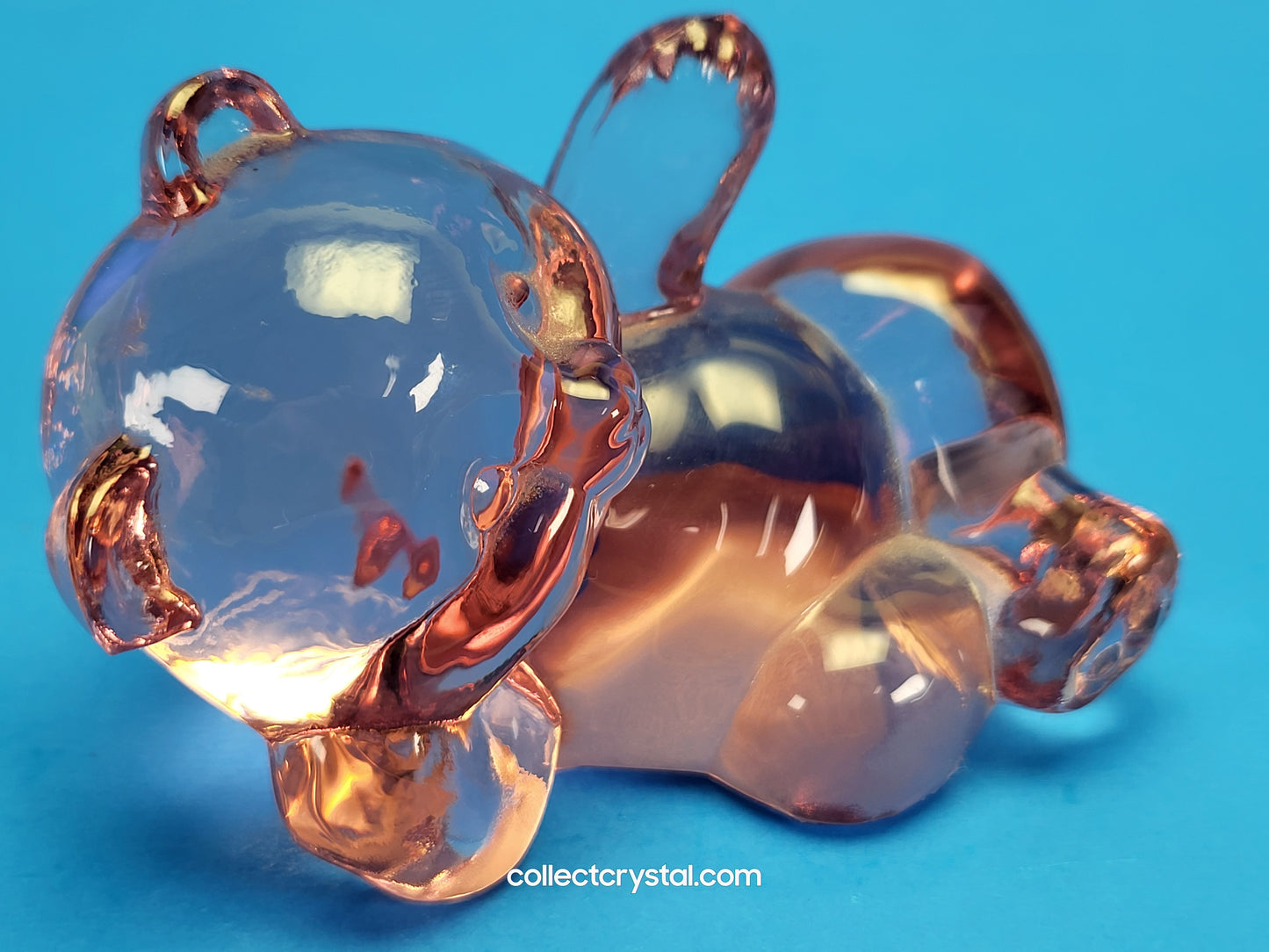 Fenton pink relaxing lying teddy bear