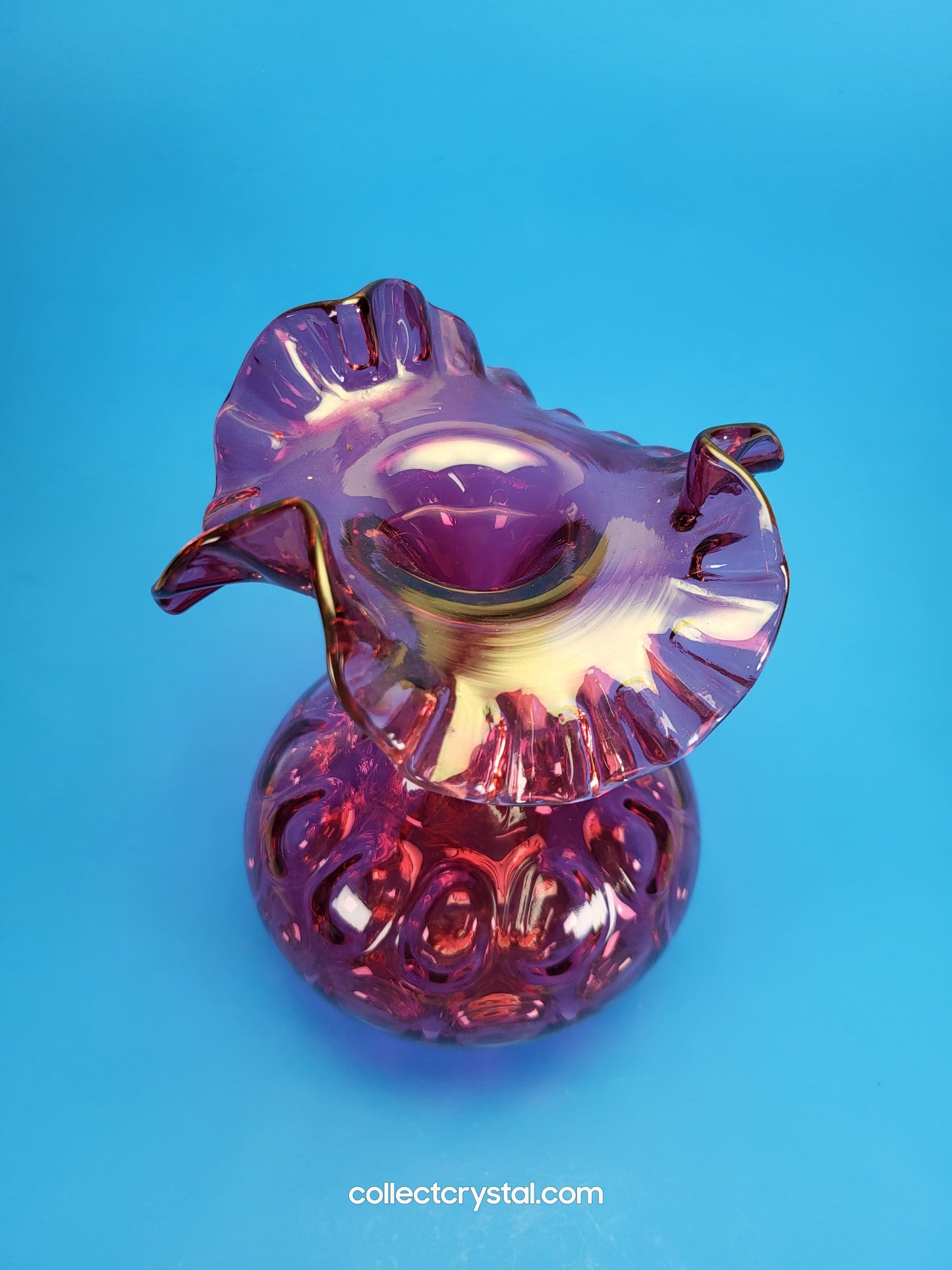 Fenton Cranberry Vase