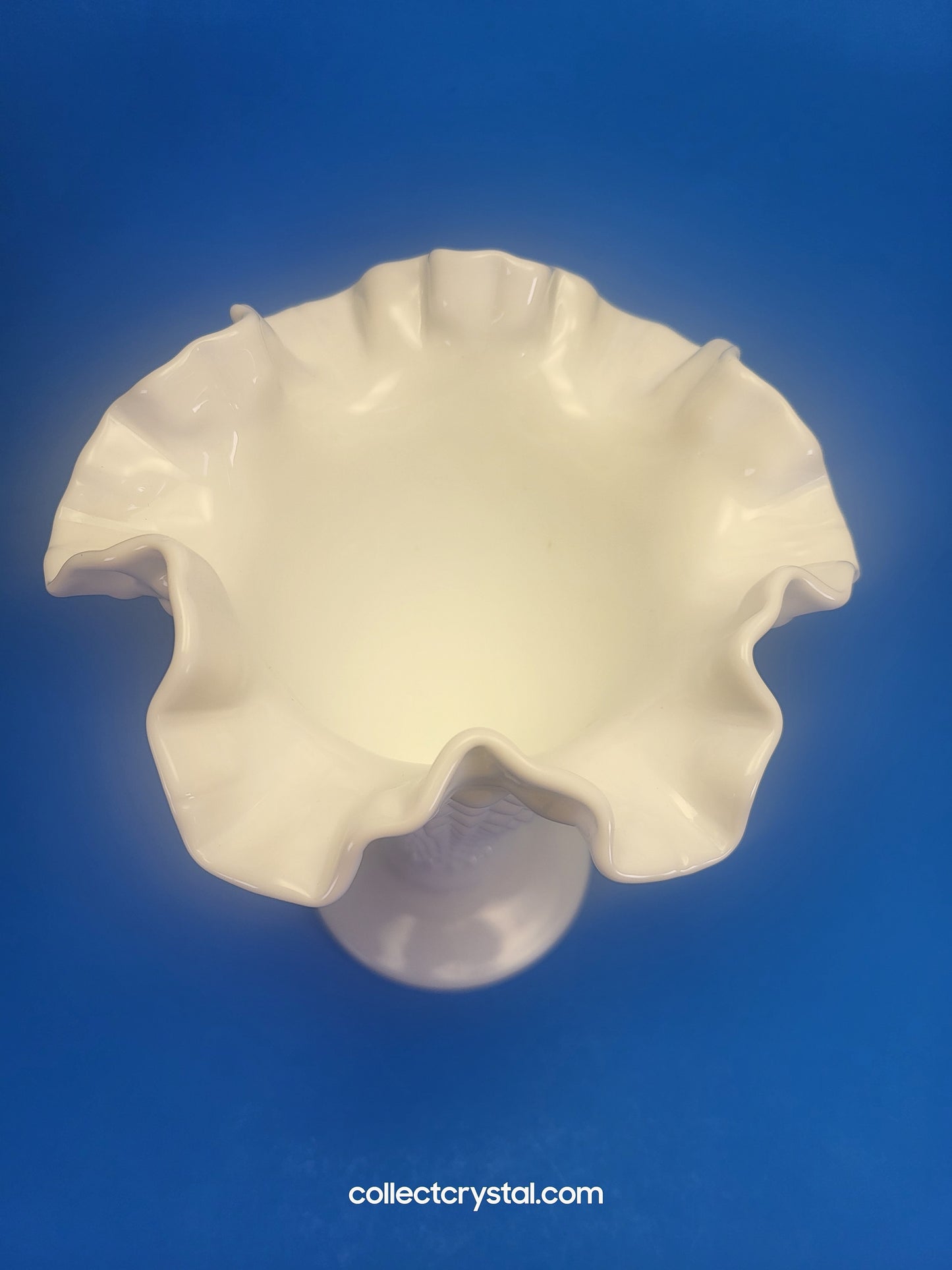 Fenton Milk Glass Hobnail Vase